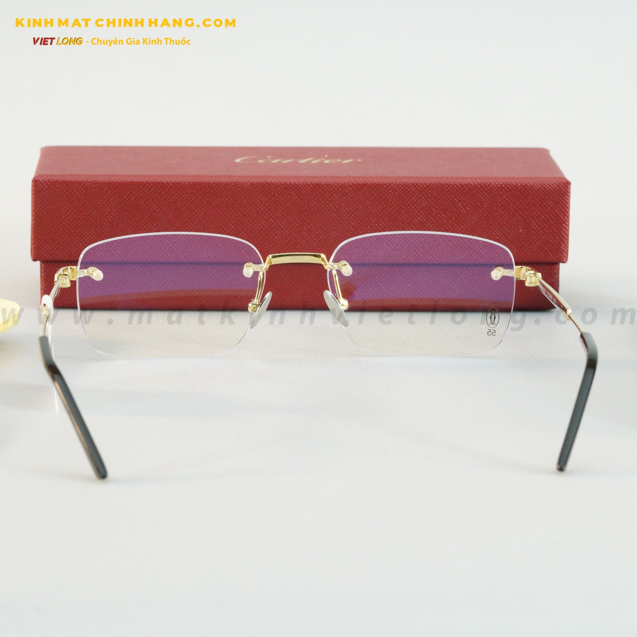 GỌNG KÍNH CARTIER CT0349O-001 55-18
