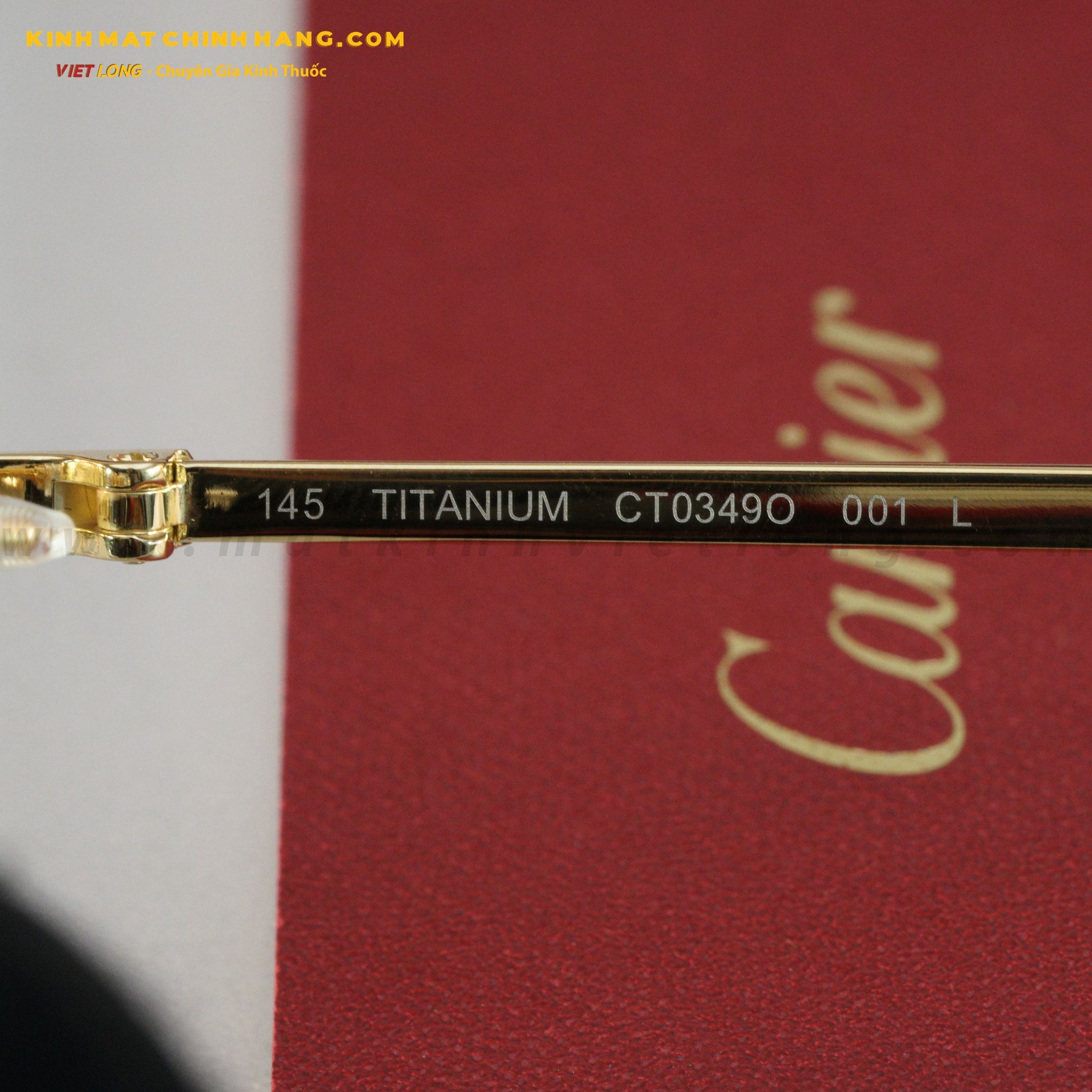 GỌNG KÍNH CARTIER CT0349O-001 55-18