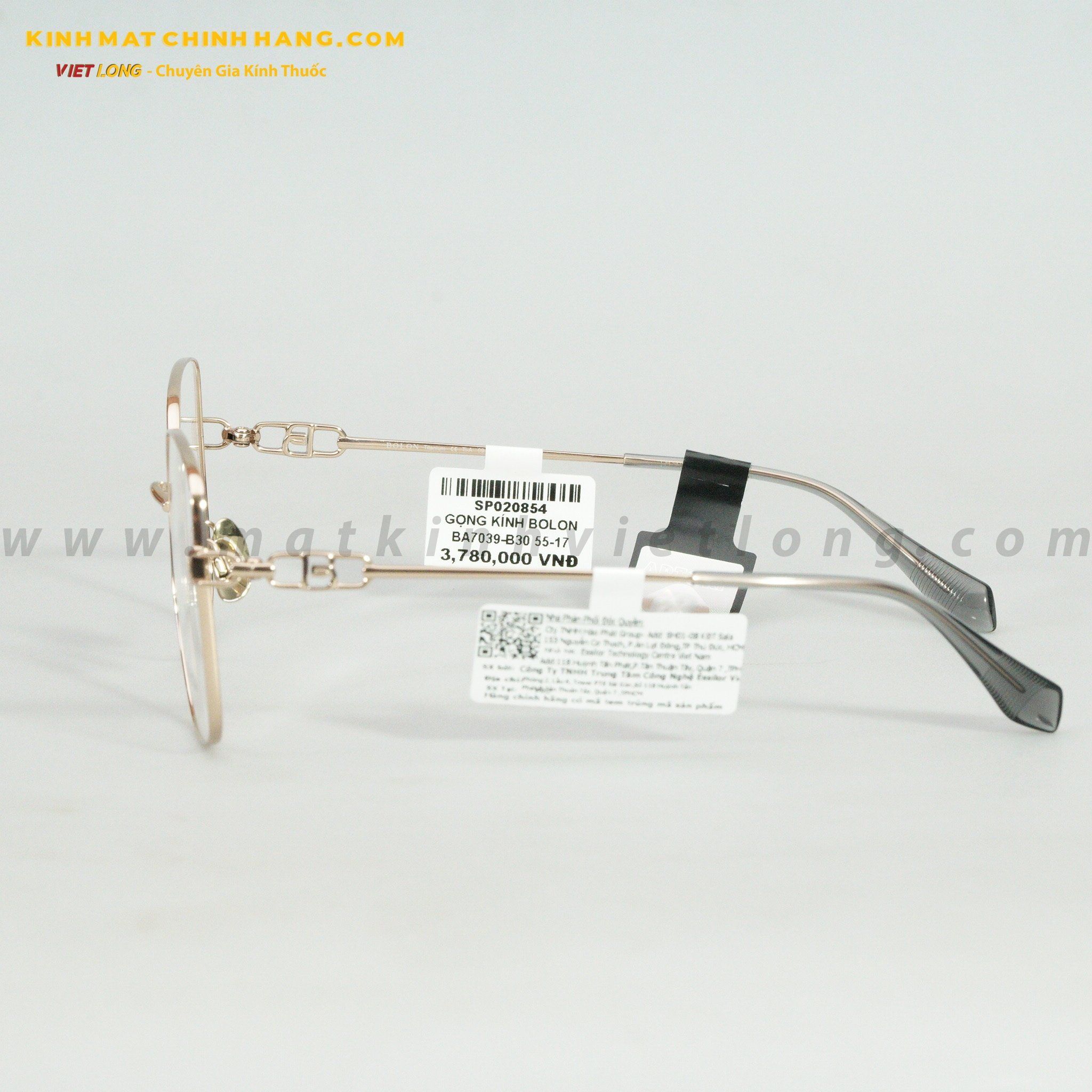 GỌNG KÍNH BOLON BA7039-B30 55-17