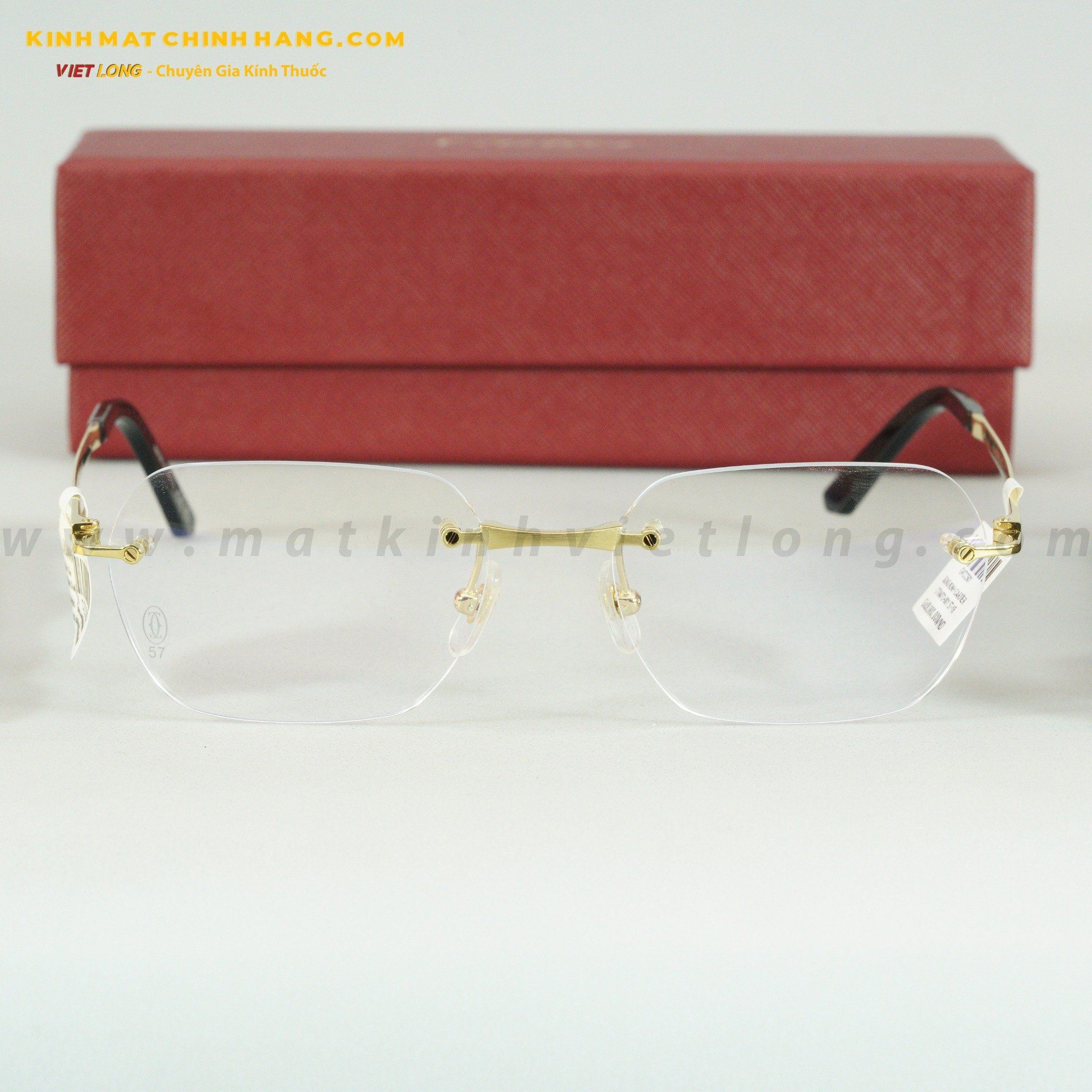 GỌNG KÍNH CARTIER CT0047O-001 57-18