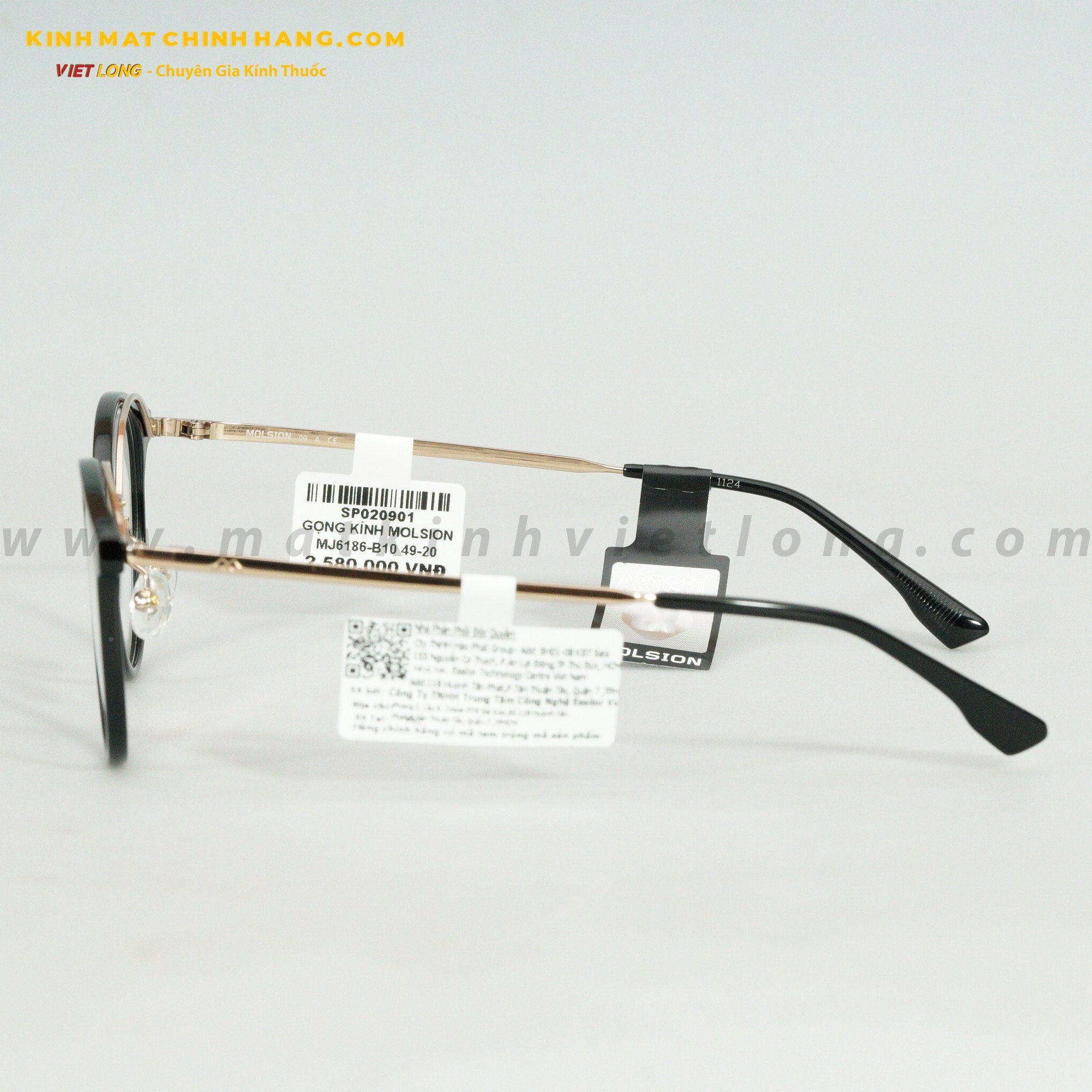 GỌNG KÍNH MOLSION MJ6186-B10 49-20