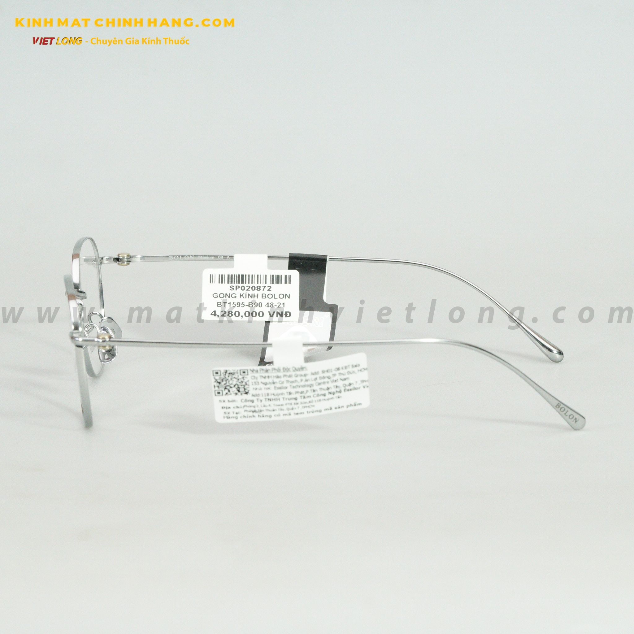 GỌNG KÍNH BOLON BT1595-B90 48-21