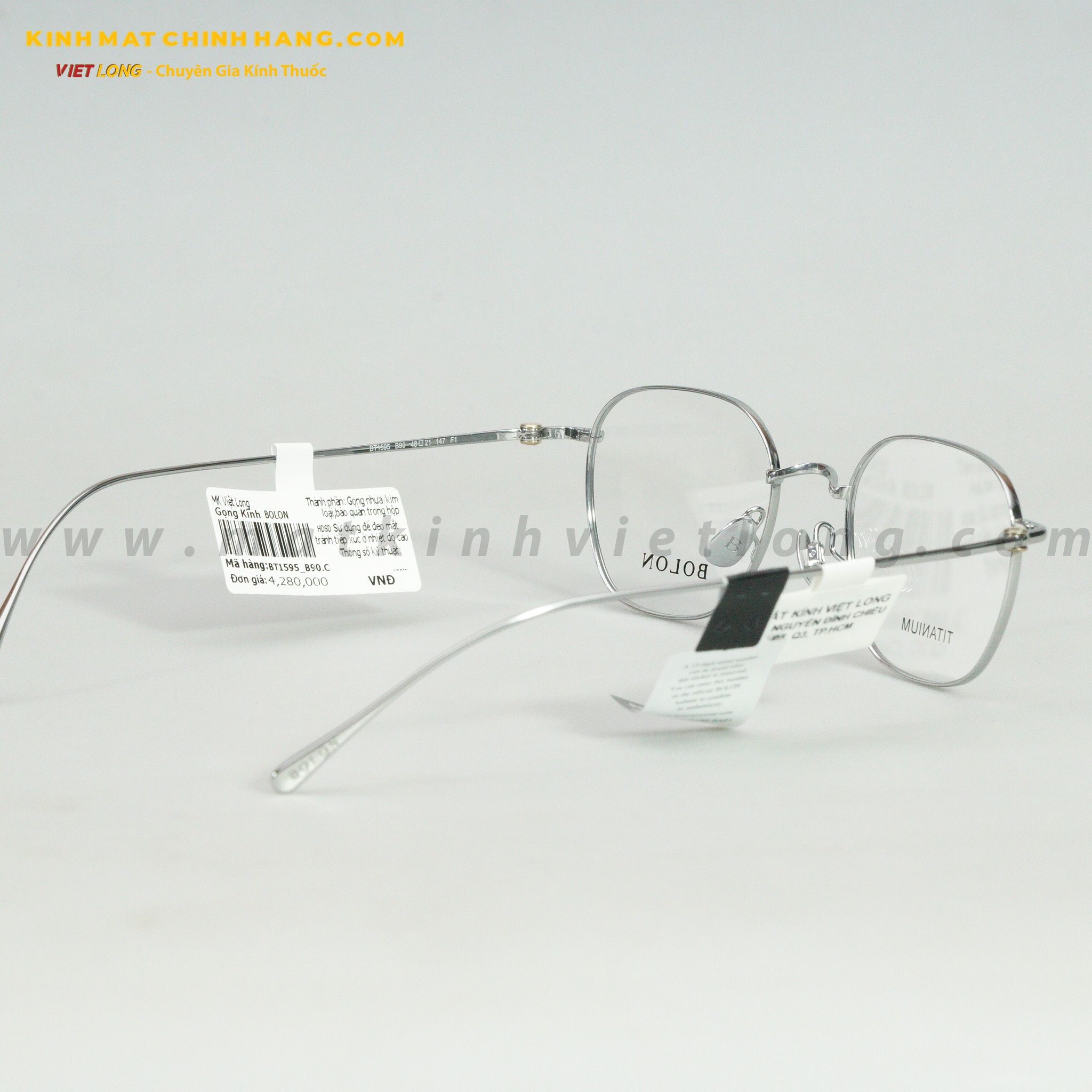 GỌNG KÍNH BOLON BT1595-B90 48-21