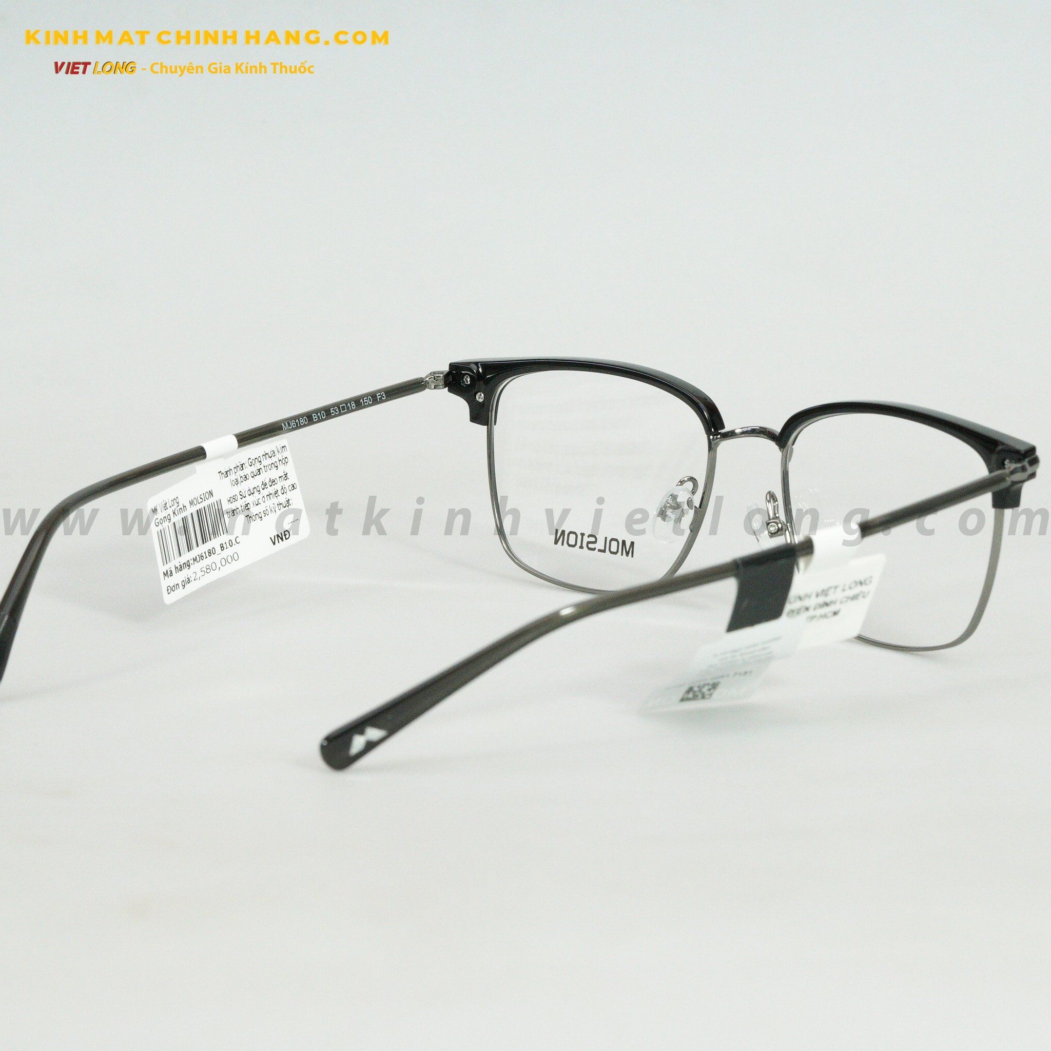 GỌNG KÍNH MOLSION MJ6180-B10 53-18