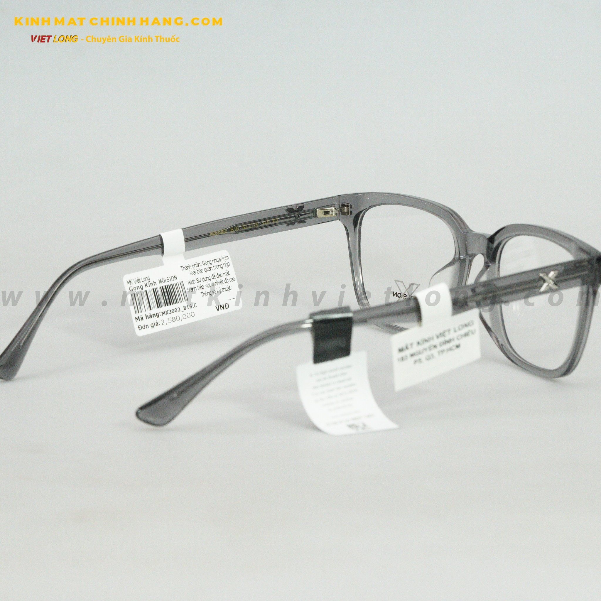 GỌNG KÍNH MOLSION MX3002-B16 53-19