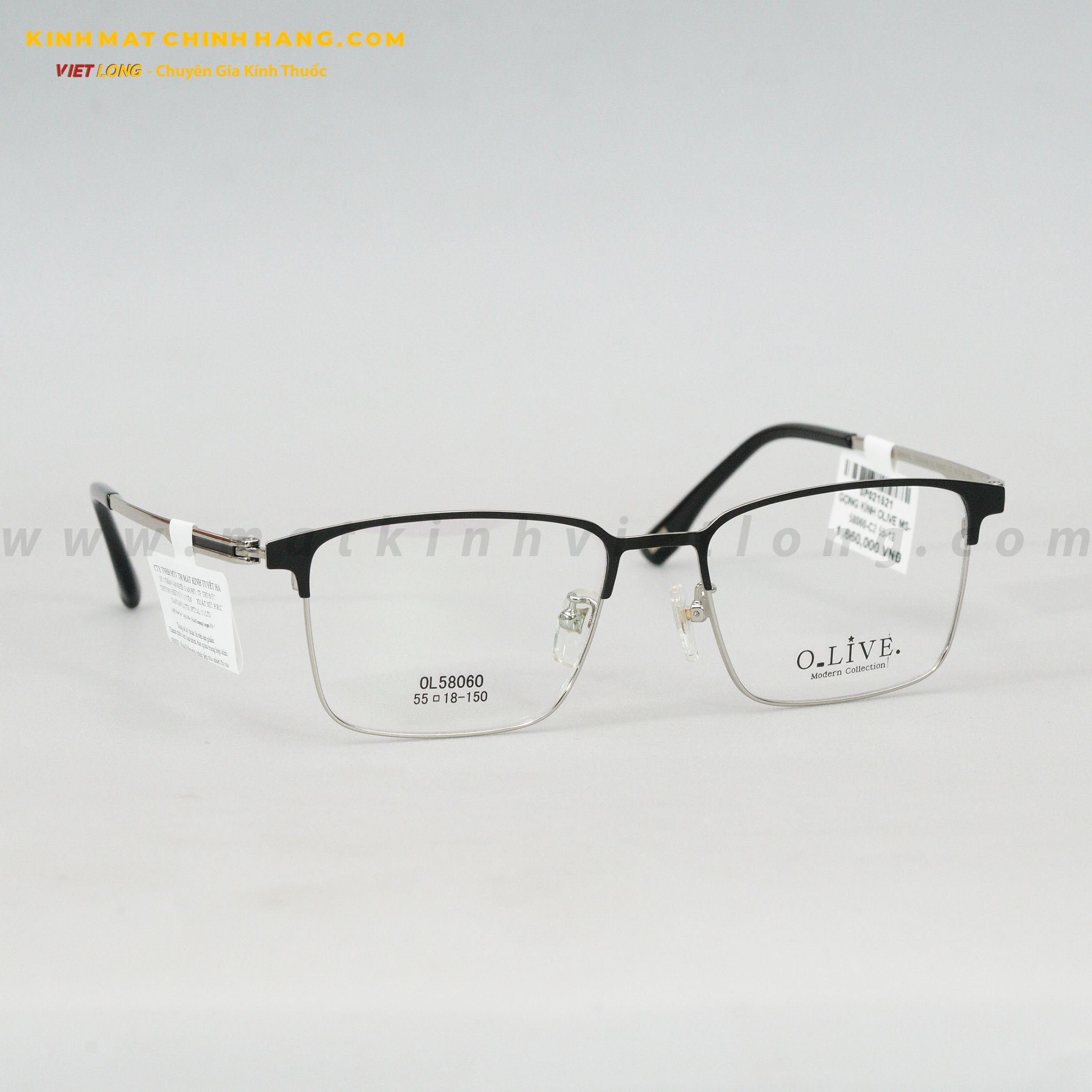 GỌNG KÍNH OLIVE MS-58060-C2 55-18