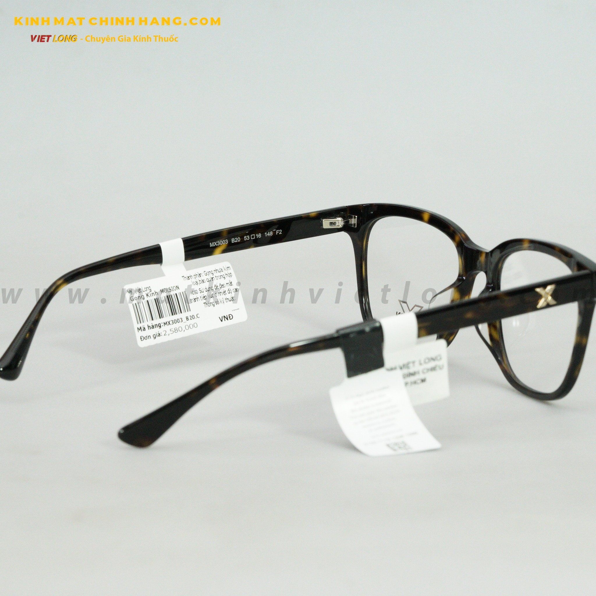 GỌNG KÍNH MOLSION MX3003-B20 53-18