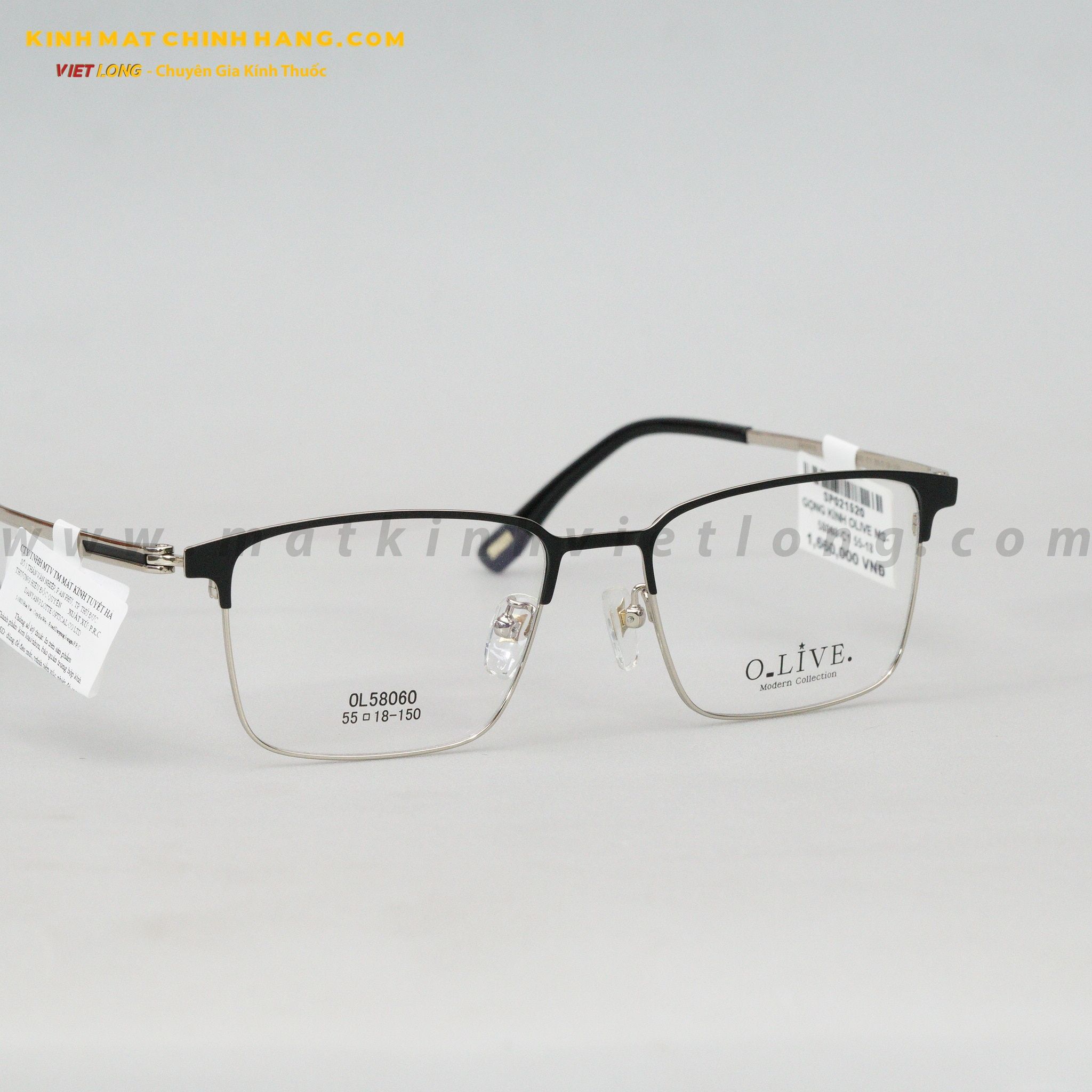 GỌNG KÍNH OLIVE MS-58060-C1 55-18