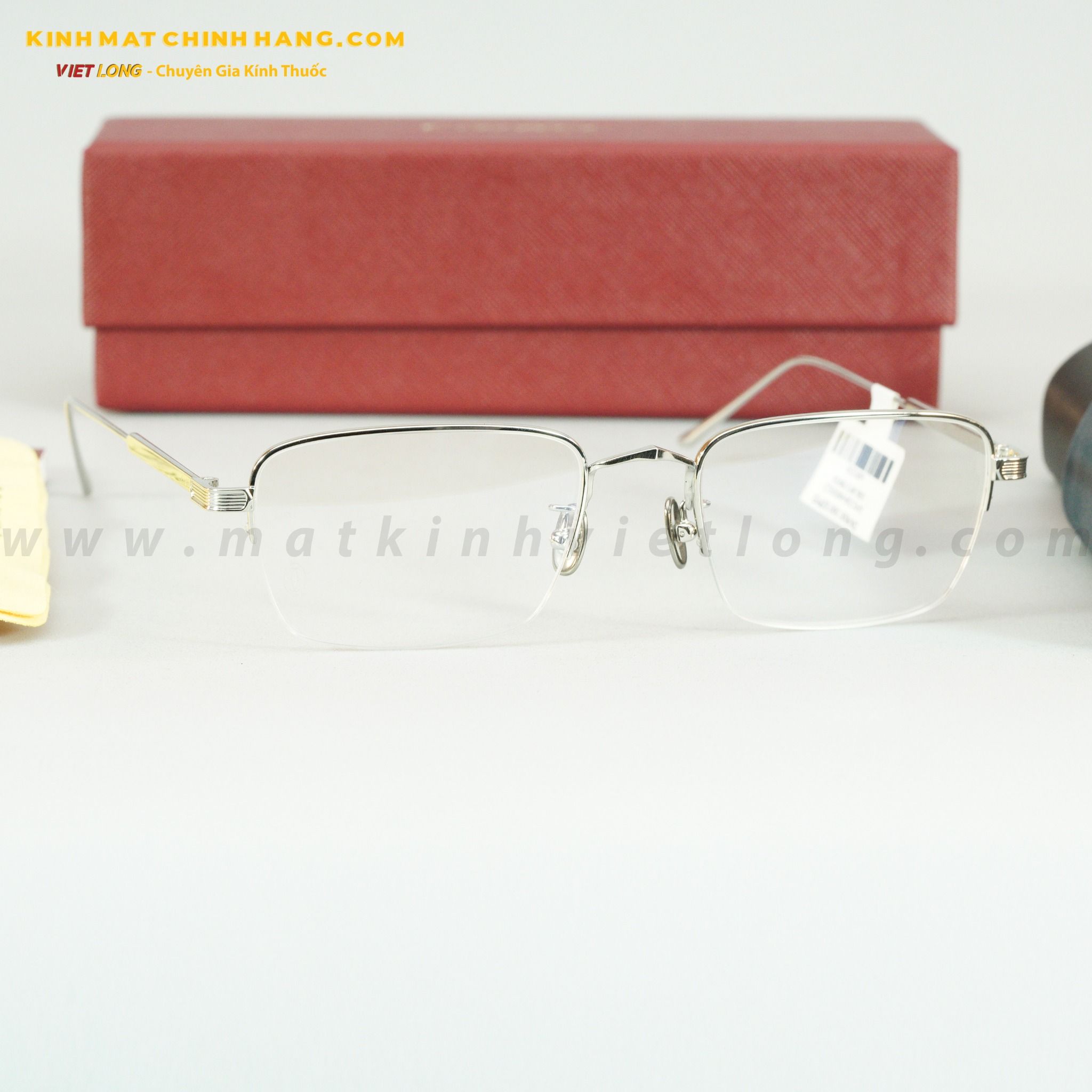  GỌNG CARTIER CT02620A-002 55-21 