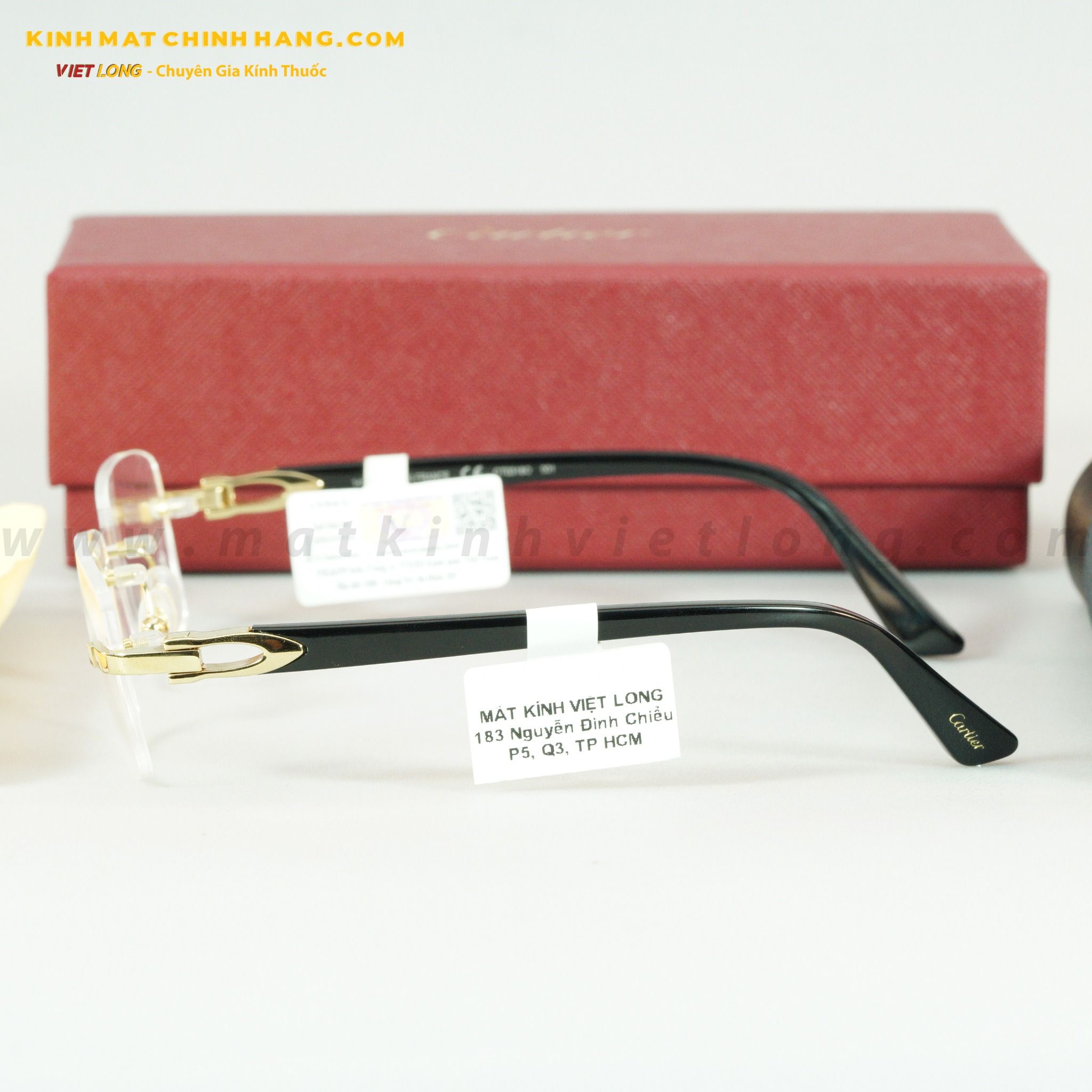 GỌNG KÍNH CARTIER CT0318O-001-F06G48C9 55-16