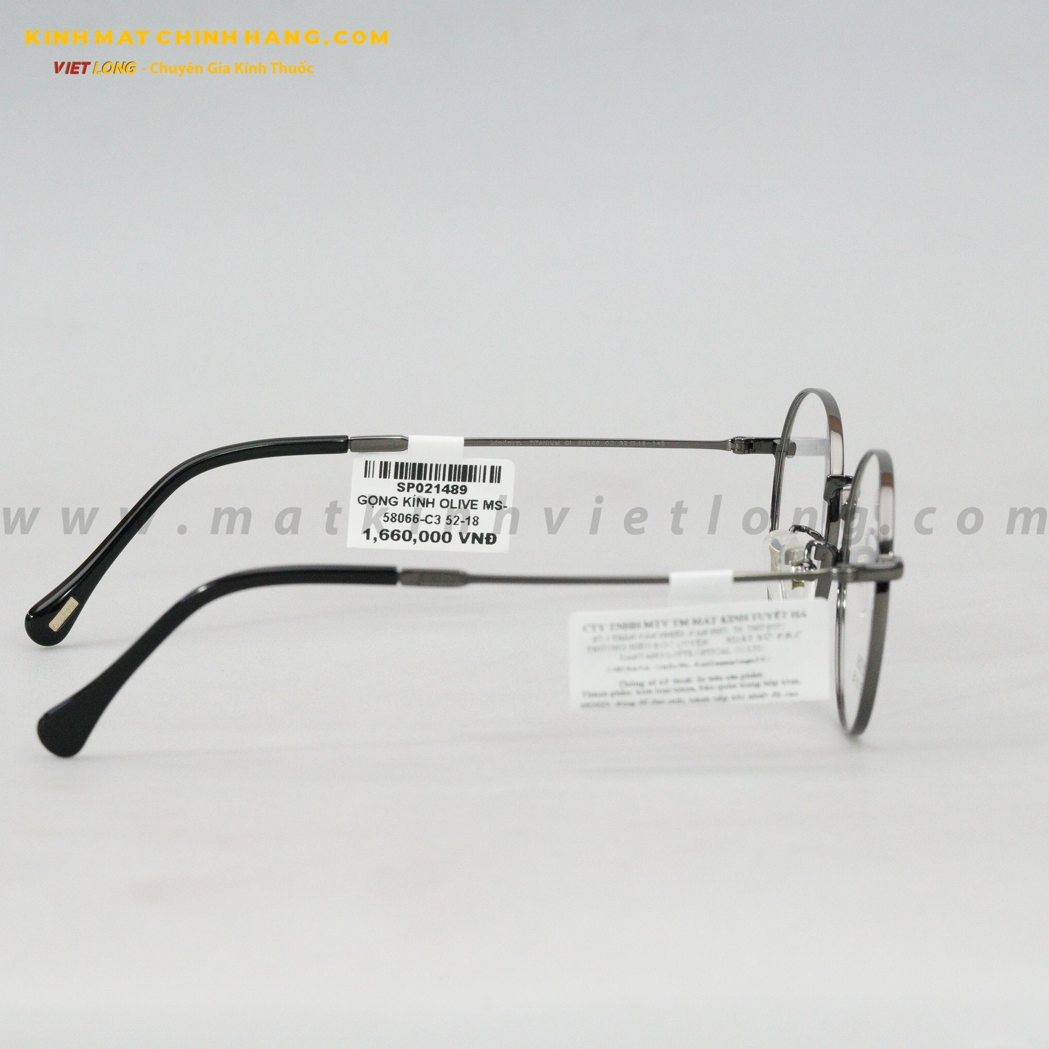 GỌNG KÍNH OLIVE MS-58066-C3 52-18