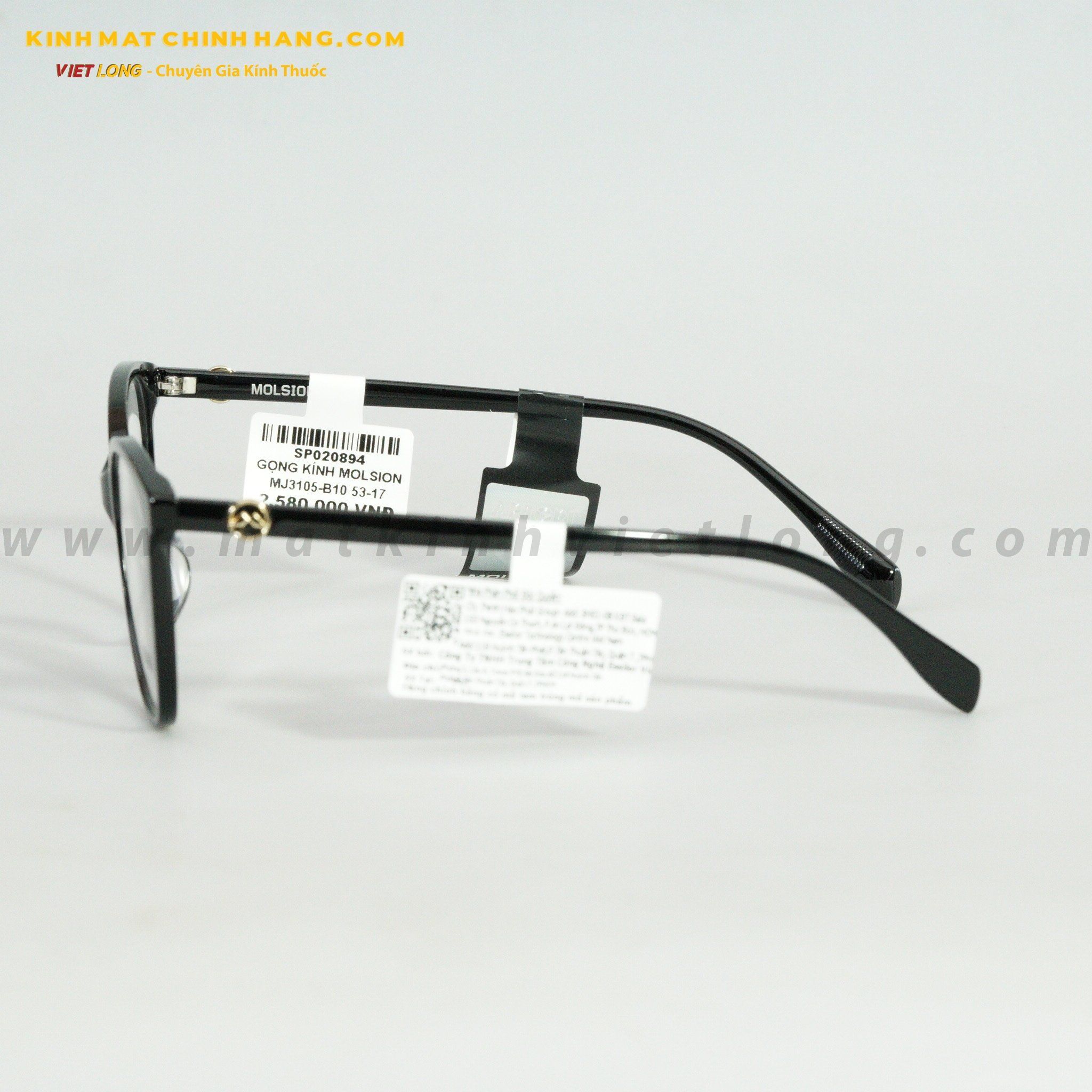 GỌNG KÍNH MOLSION MJ3105-B10 53-17