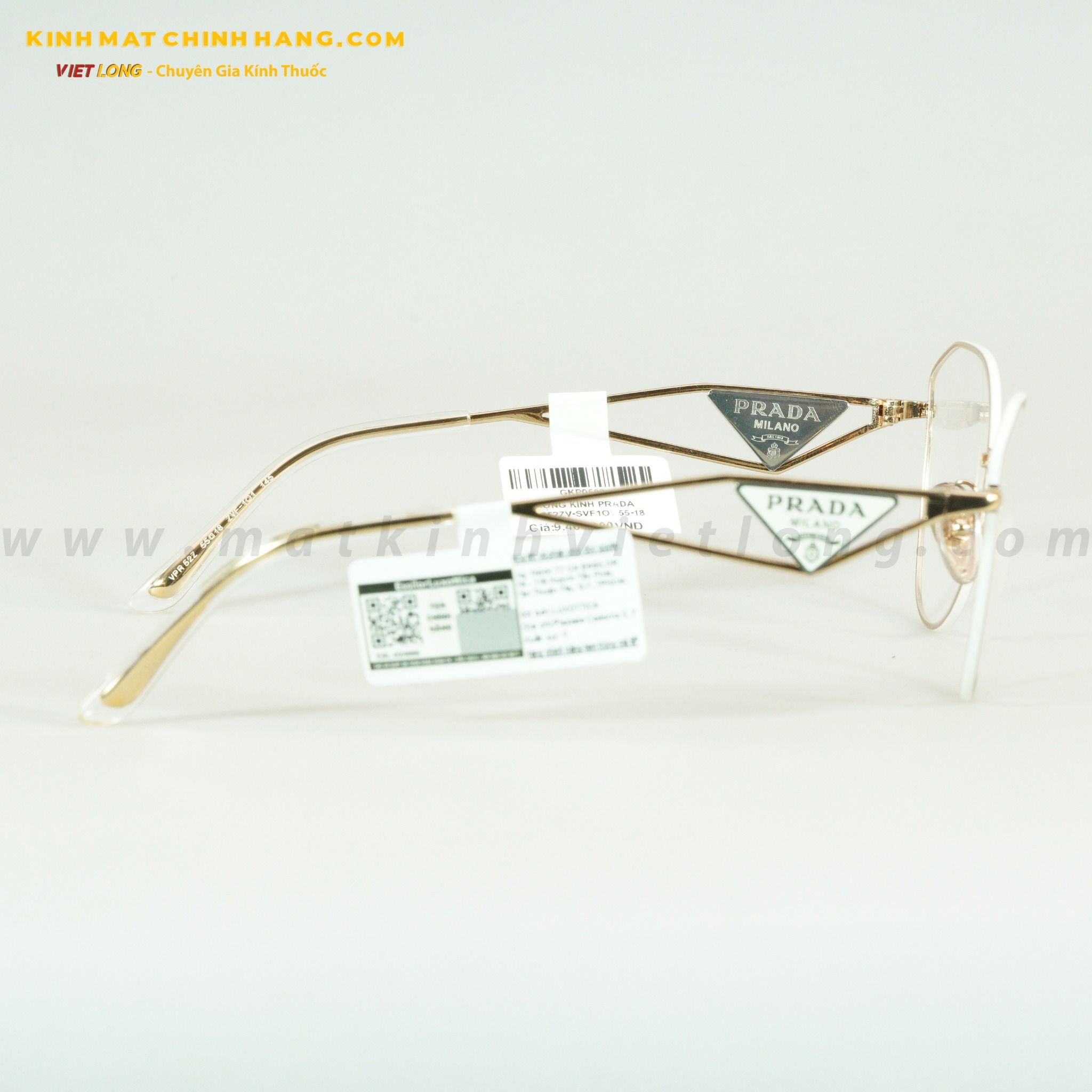 GỌNG KÍNH PRADA 0PR09ZVF-1AB1O1 52-16