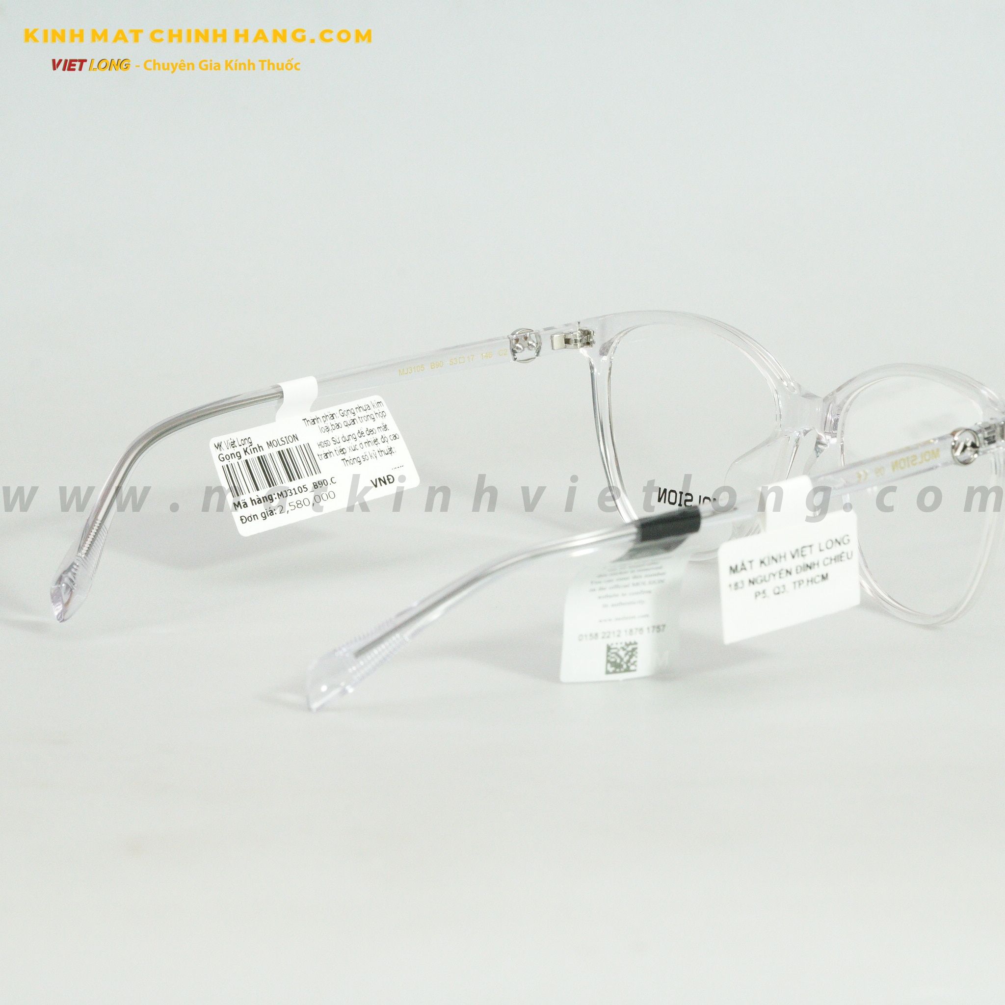 GỌNG KÍNH MOLSION MJ3105-B90 53-17