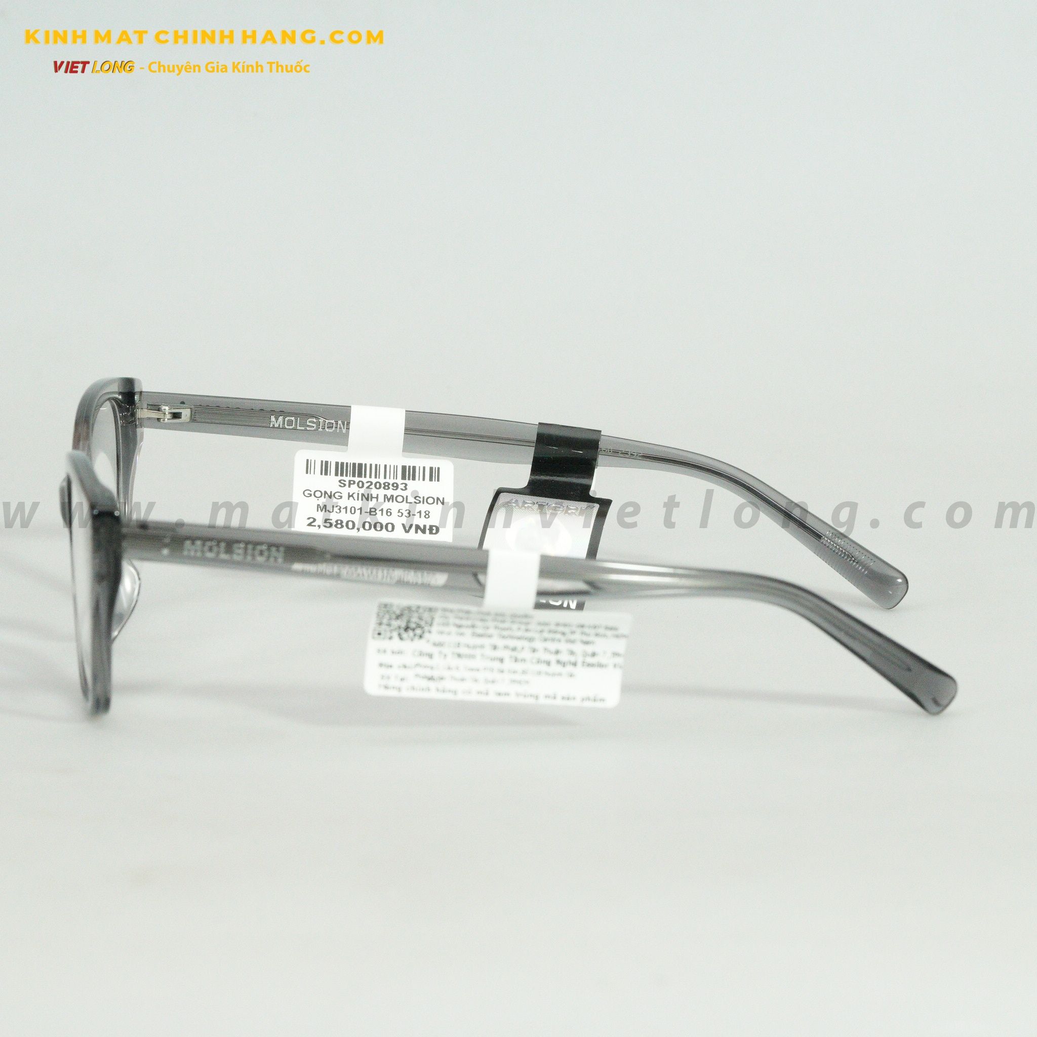 GỌNG KÍNH MOLSION MJ3101-B16 53-18