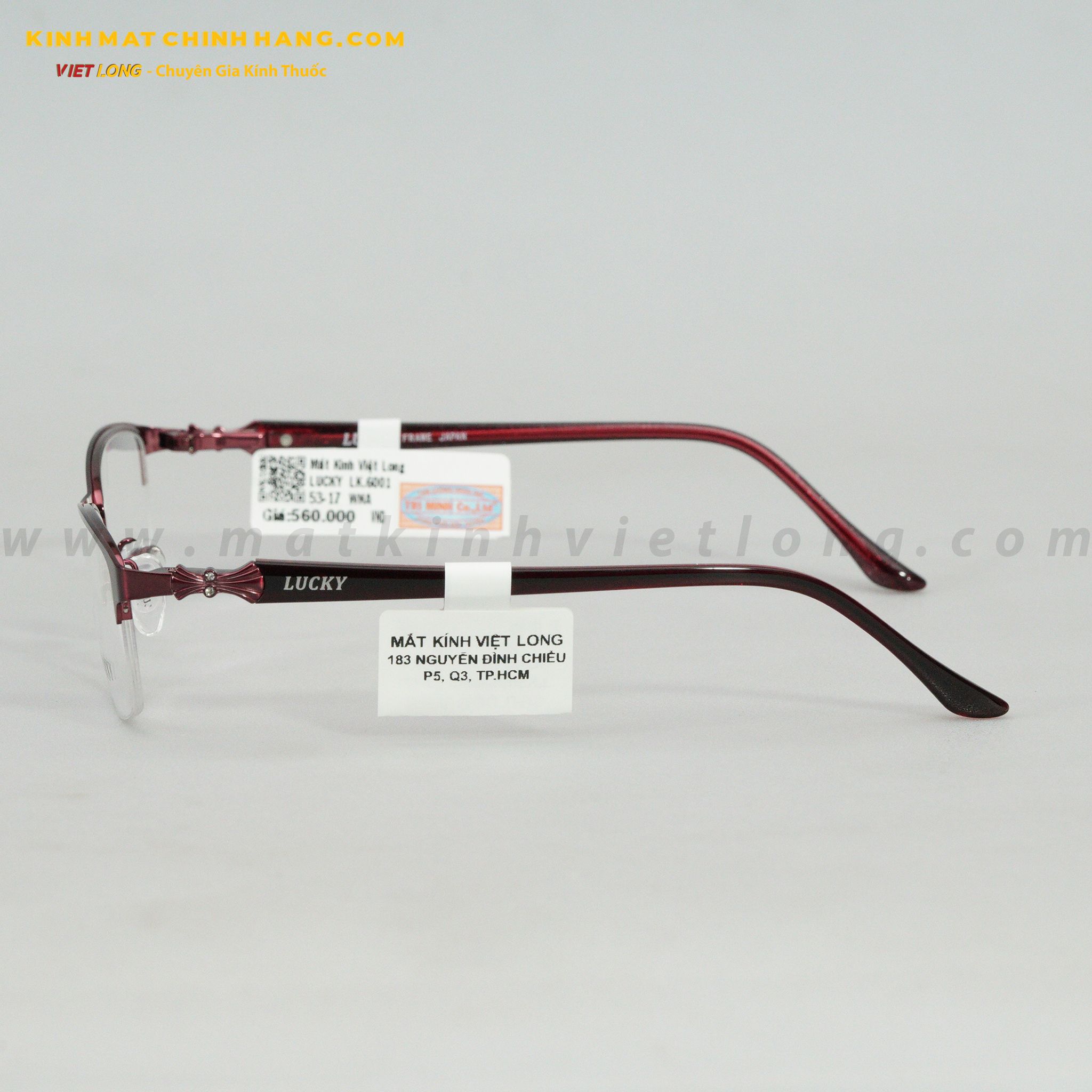GỌNG KÍNH LUCKY LK6001-WNA 53-17