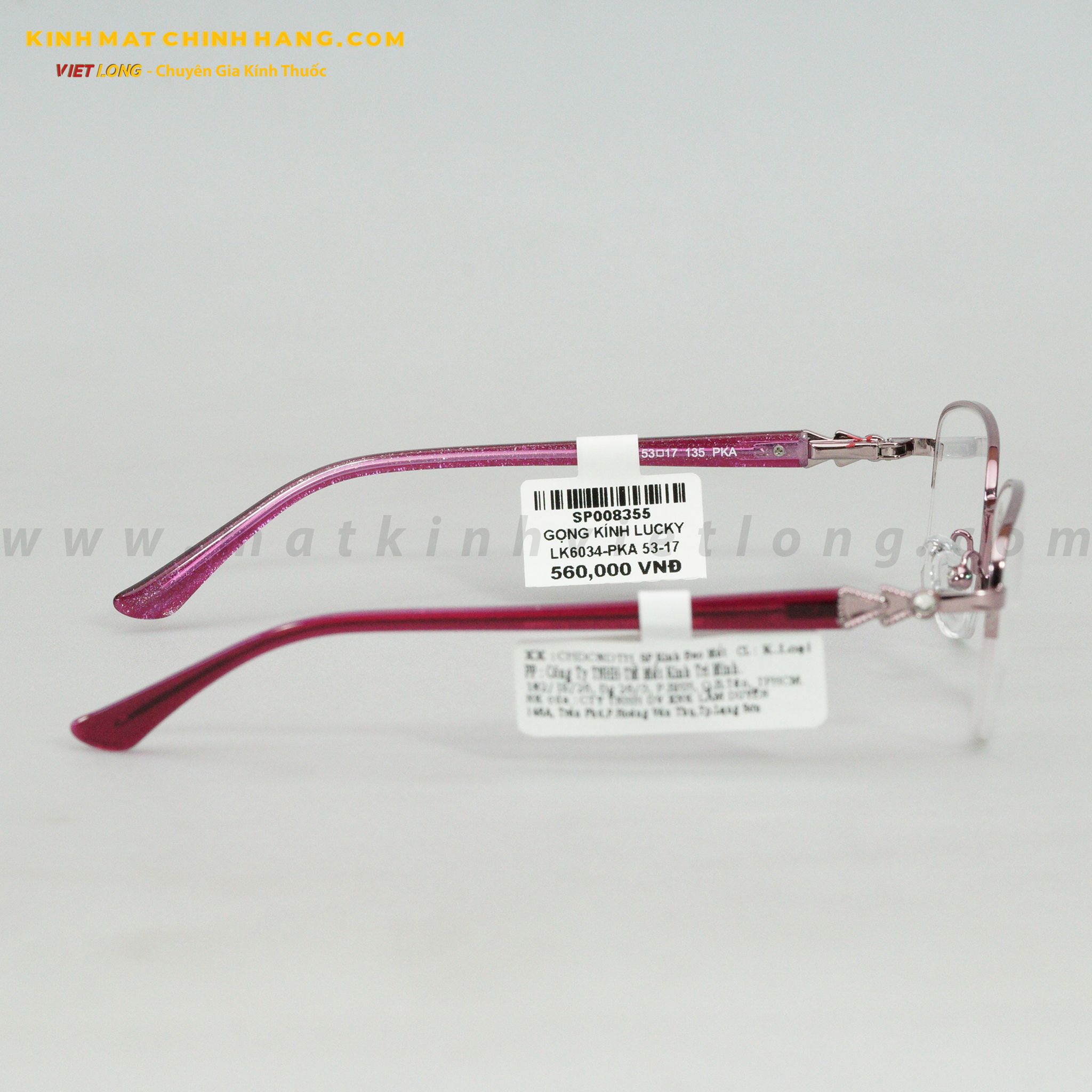 GỌNG KÍNH LUCKY LK6034-PKA 53-17