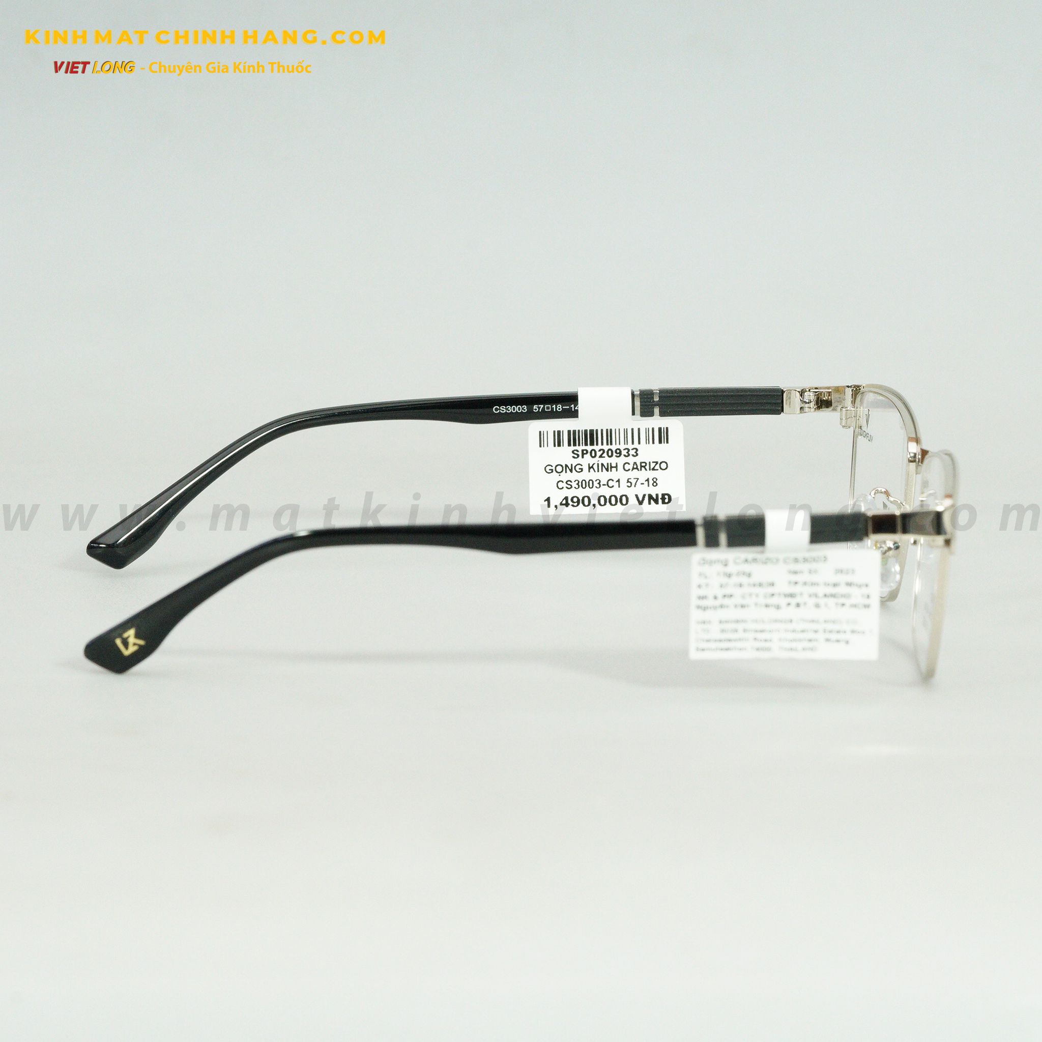 GỌNG KÍNH CARIZO CS3003-C1 57-18