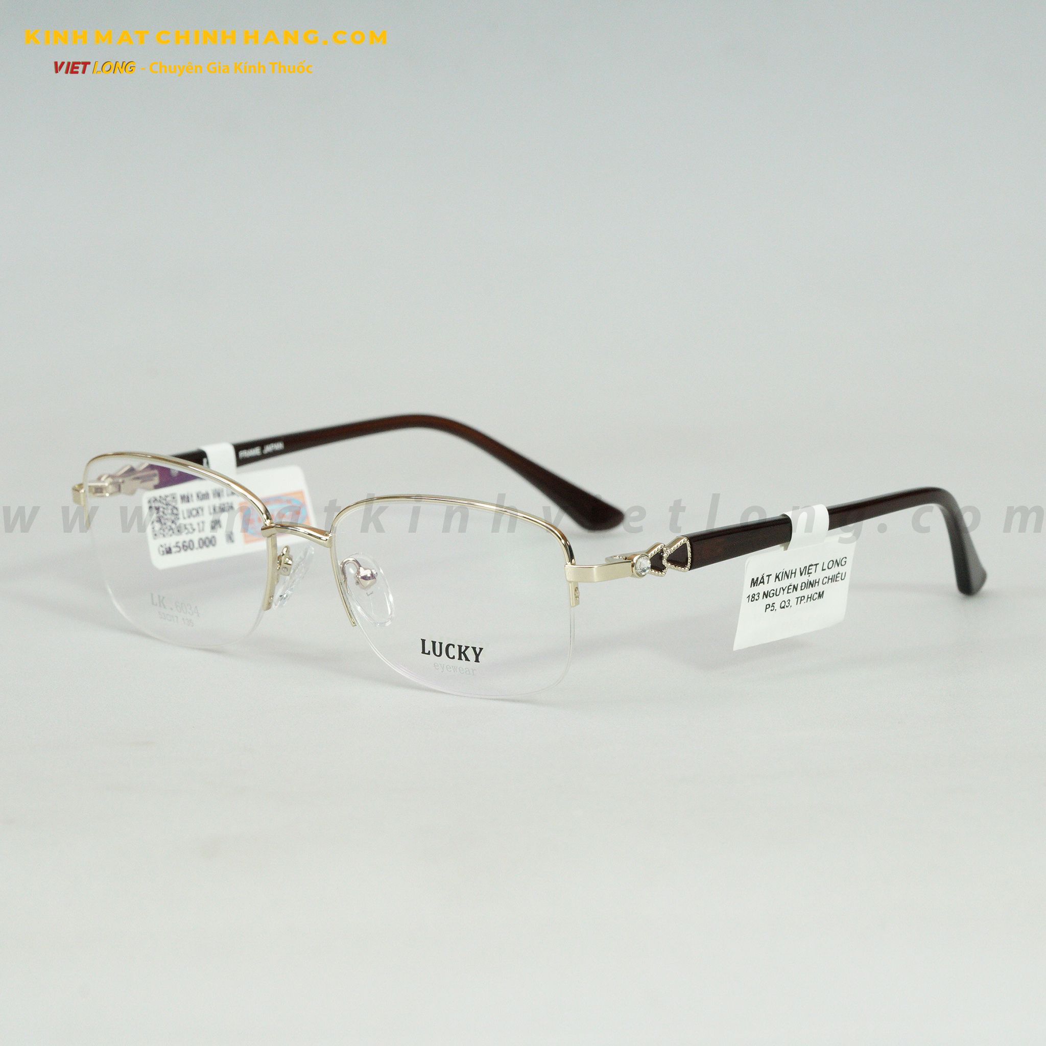 GỌNG KÍNH LUCKY LK6034-GPA 53-17