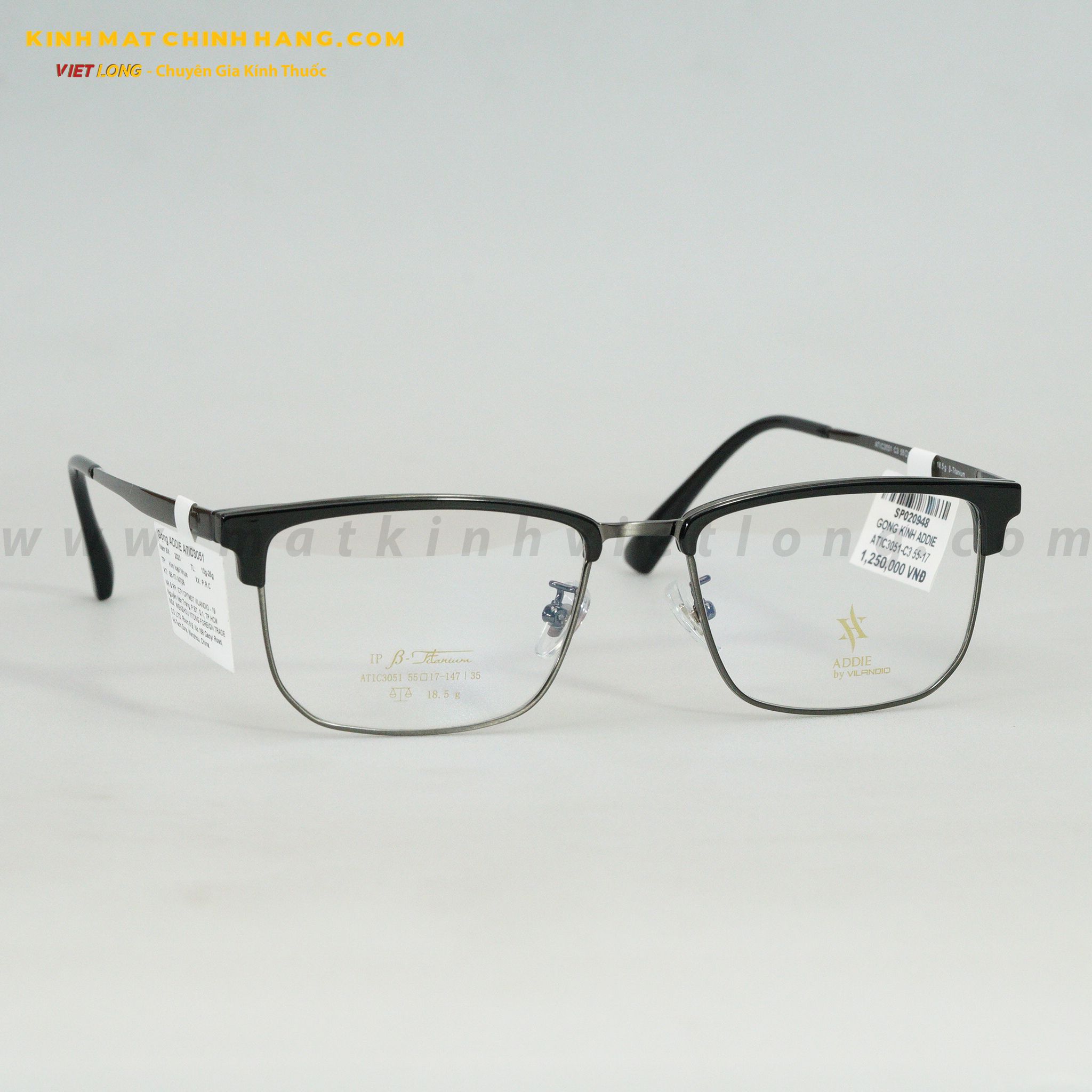 GỌNG KÍNH ADDIE ATIC3051-C3 55-17