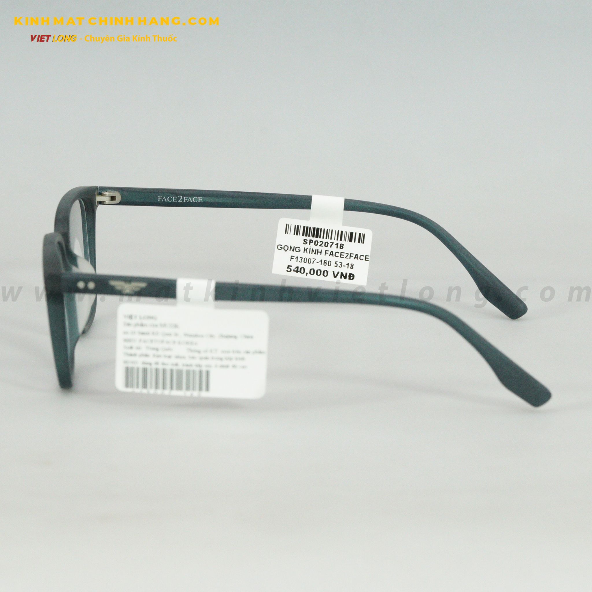 GỌNG KÍNH FACE2FACE F13007-160 53-18