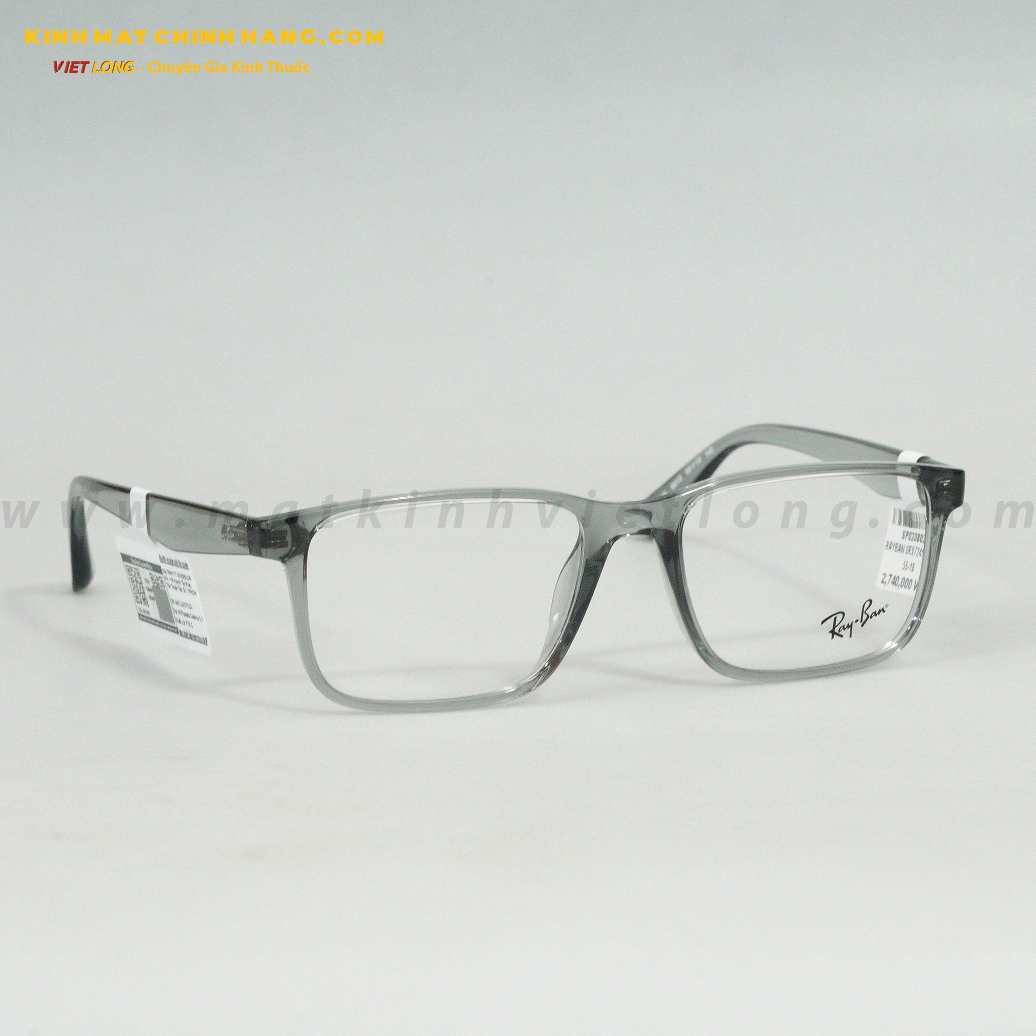 GỌNG KÍNH RAYBAN 0RX7241D-8021 55-18