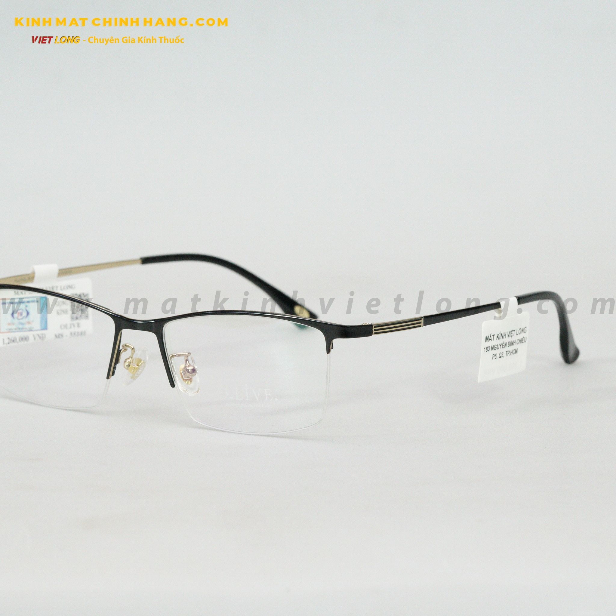 GỌNG KÍNH OLIVE MS-55101-C1 55-17