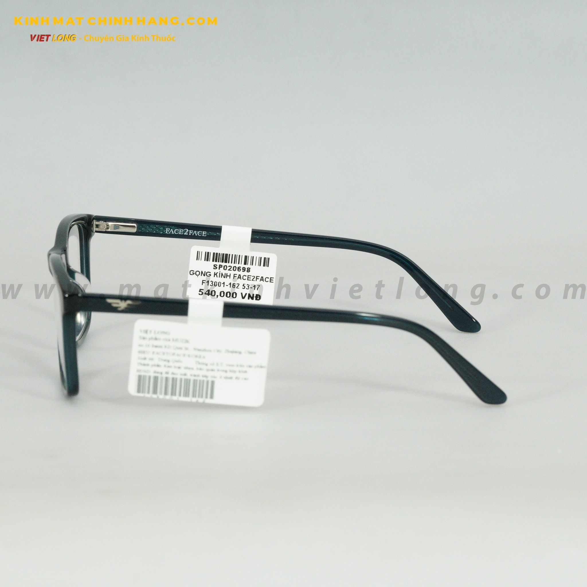 GỌNG KÍNH FACE2FACE F13001-162 53-17