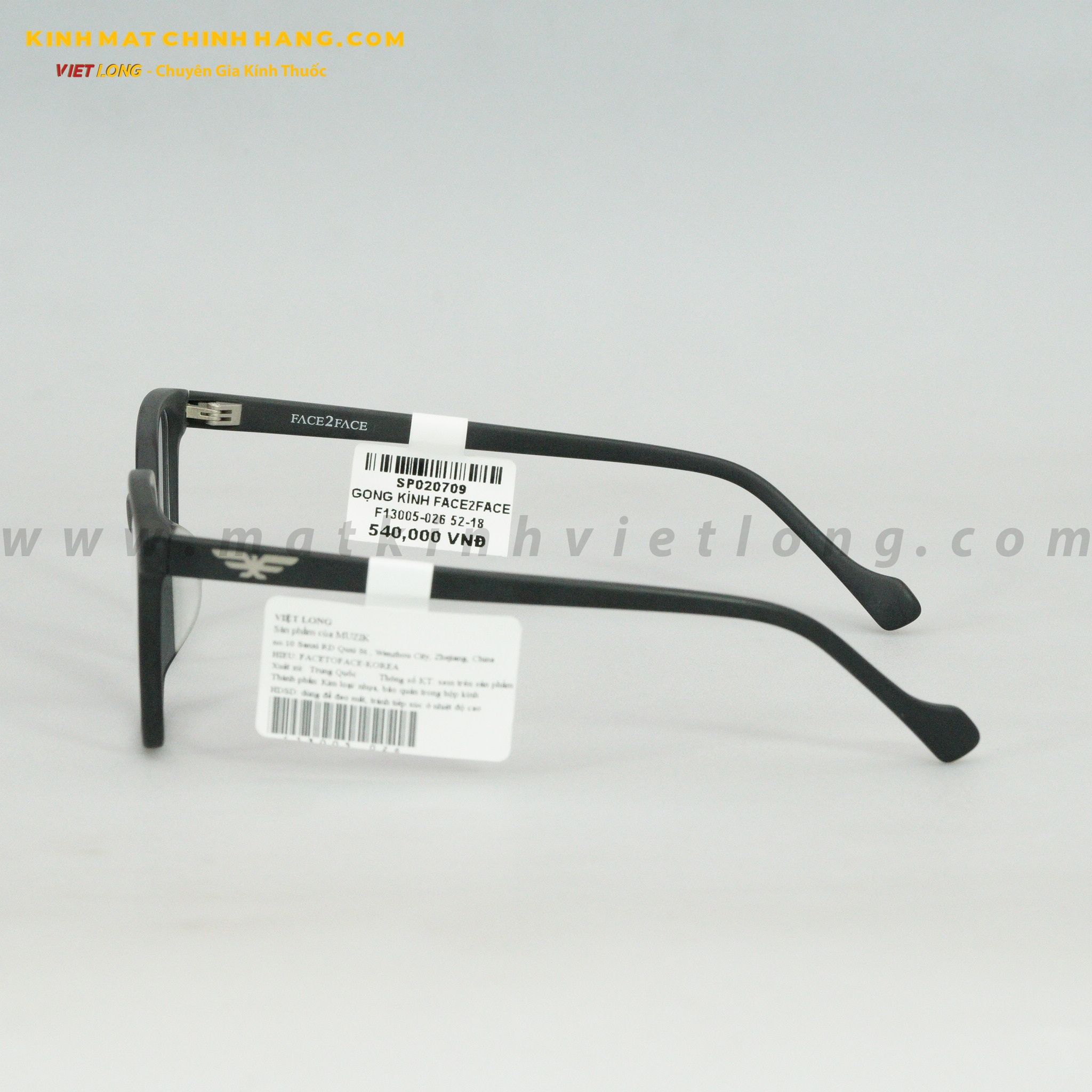 GỌNG KÍNH FACE2FACE F13005-026 52-18