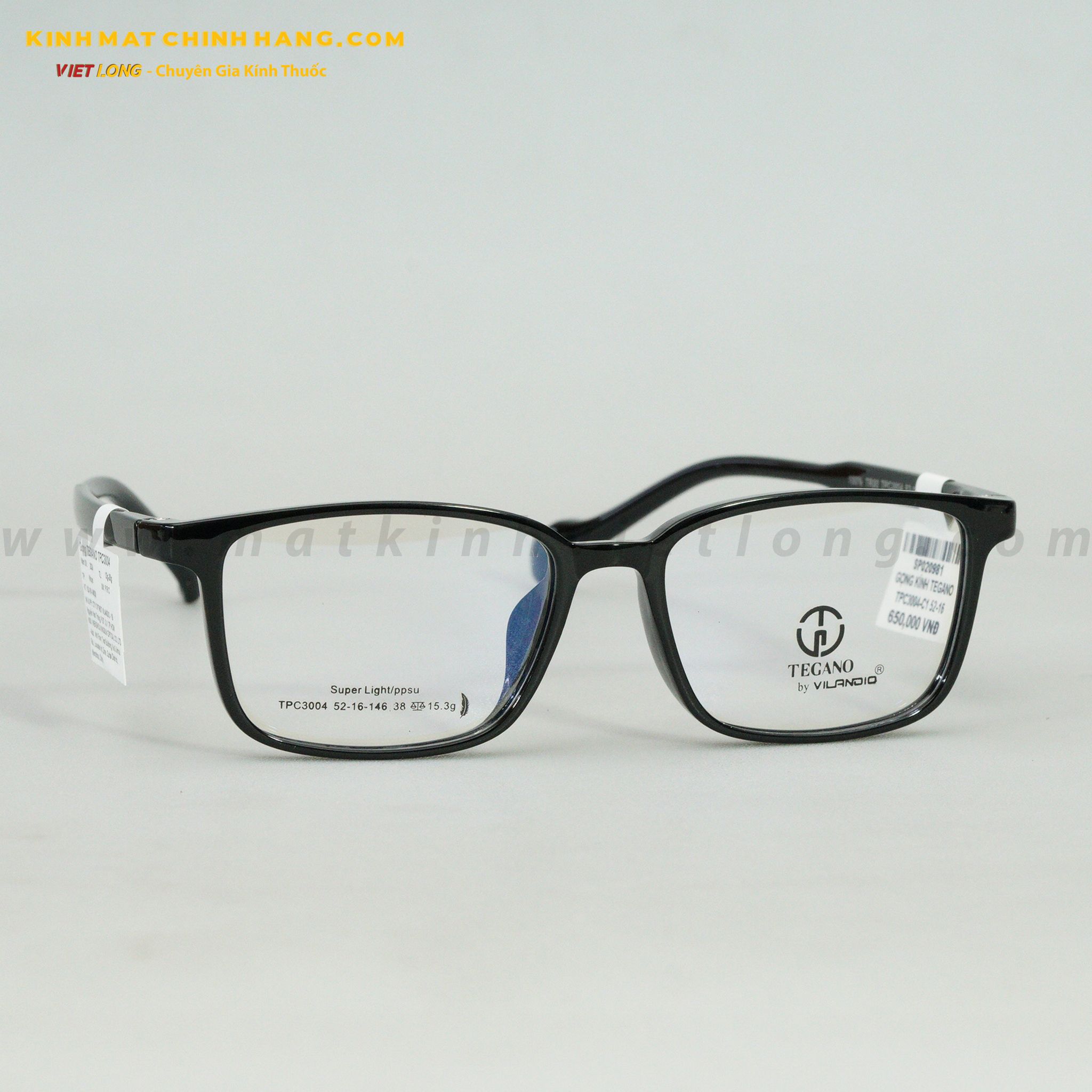 GỌNG KÍNH TEGANO TPC3004-C1 52-16