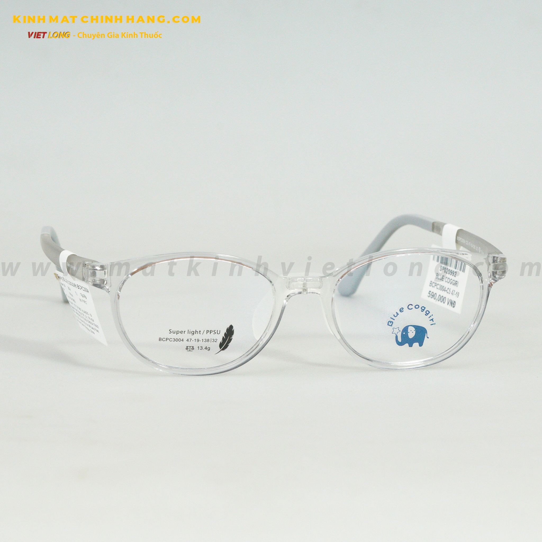 GỌNG KÍNH BLUE COGGIRI BCPC3004-C5 47-19
