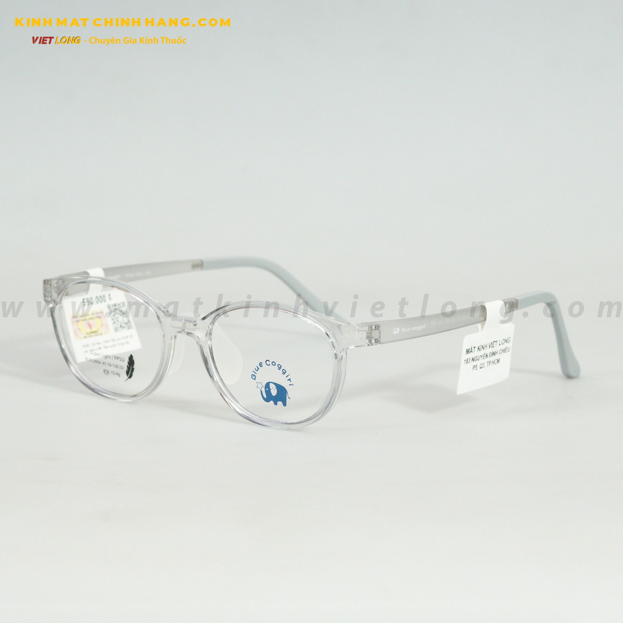 GỌNG KÍNH BLUE COGGIRI BCPC3004-C5 47-19