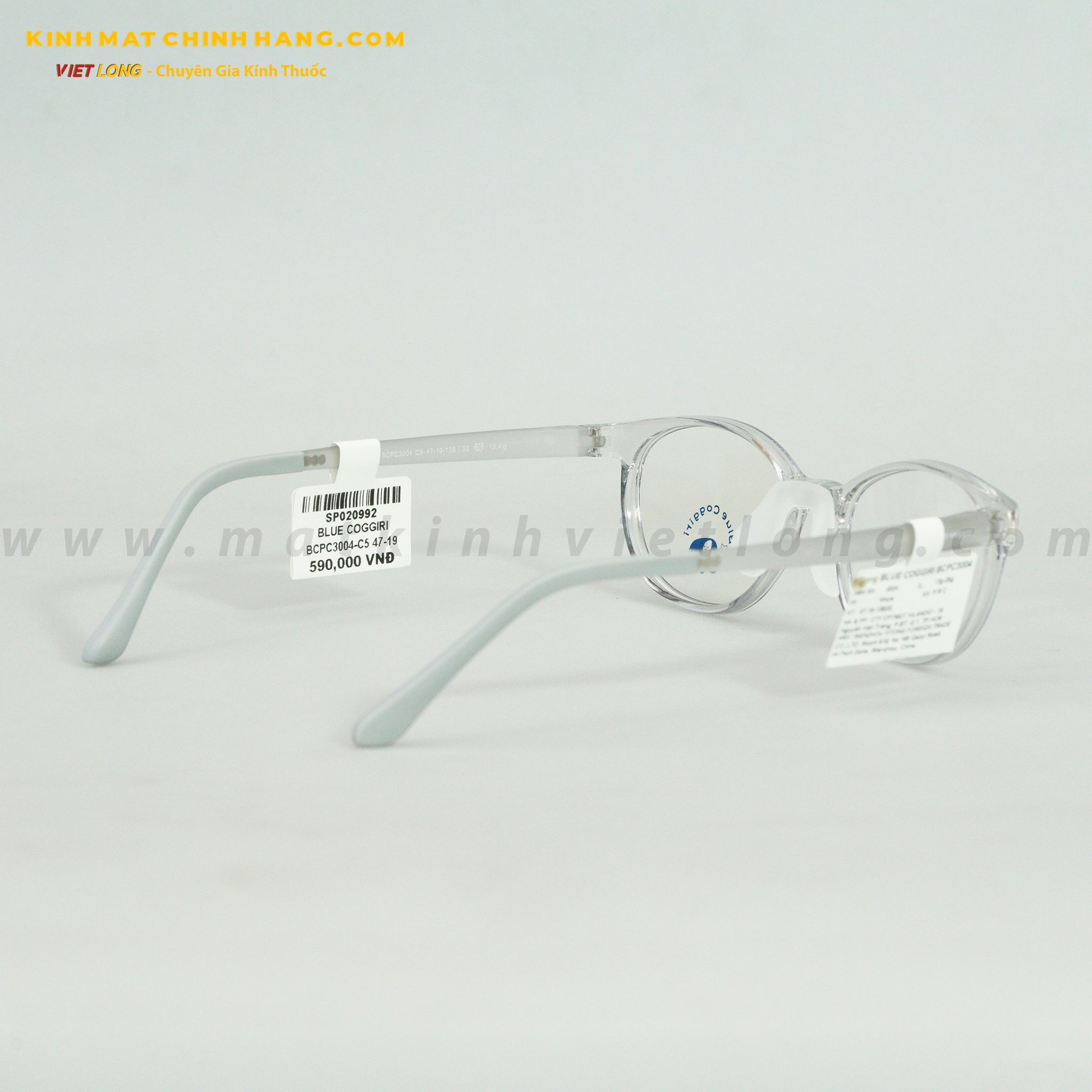 GỌNG KÍNH BLUE COGGIRI BCPC3004-C5 47-19