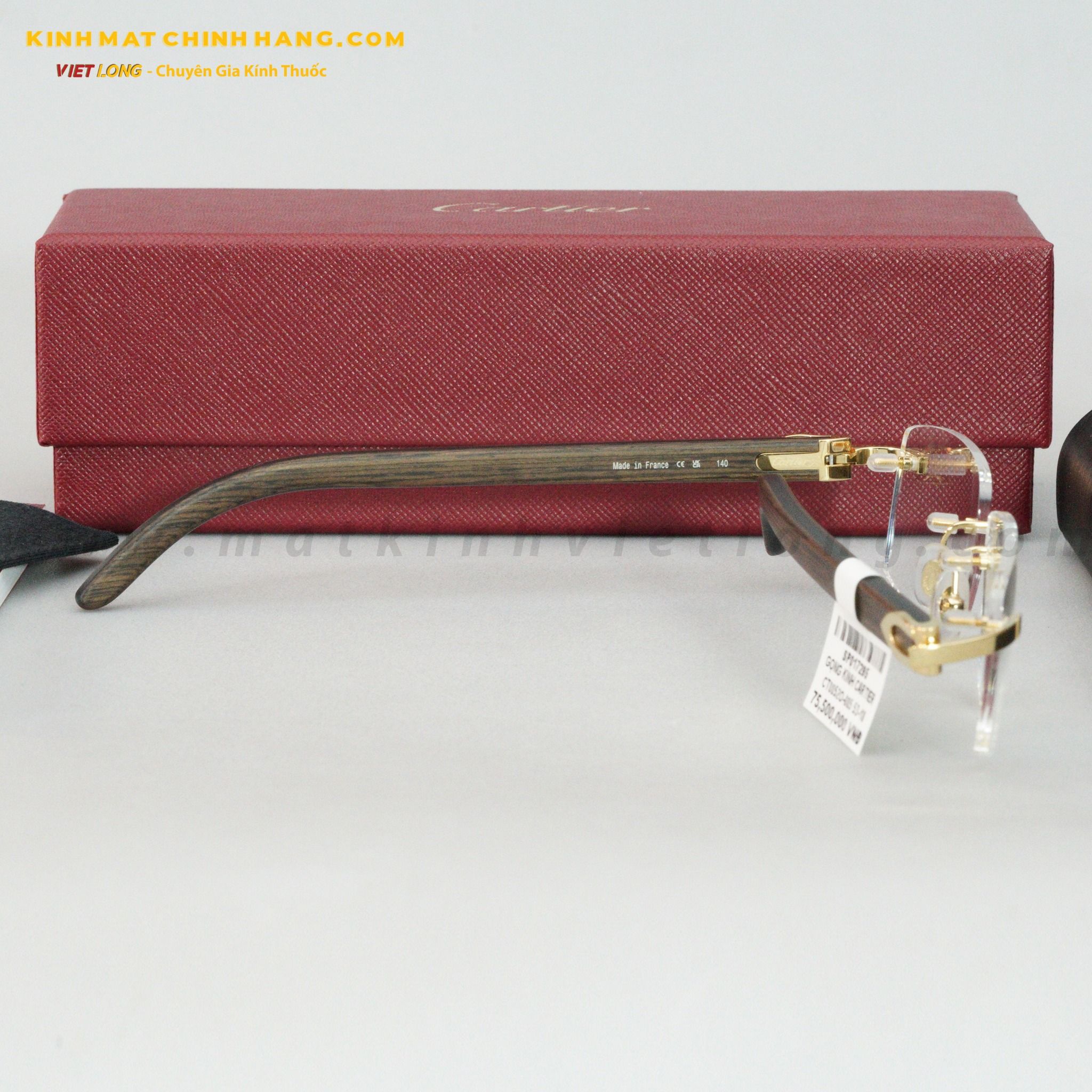 GỌNG KÍNH CARTIER CT0052O-005 53-18