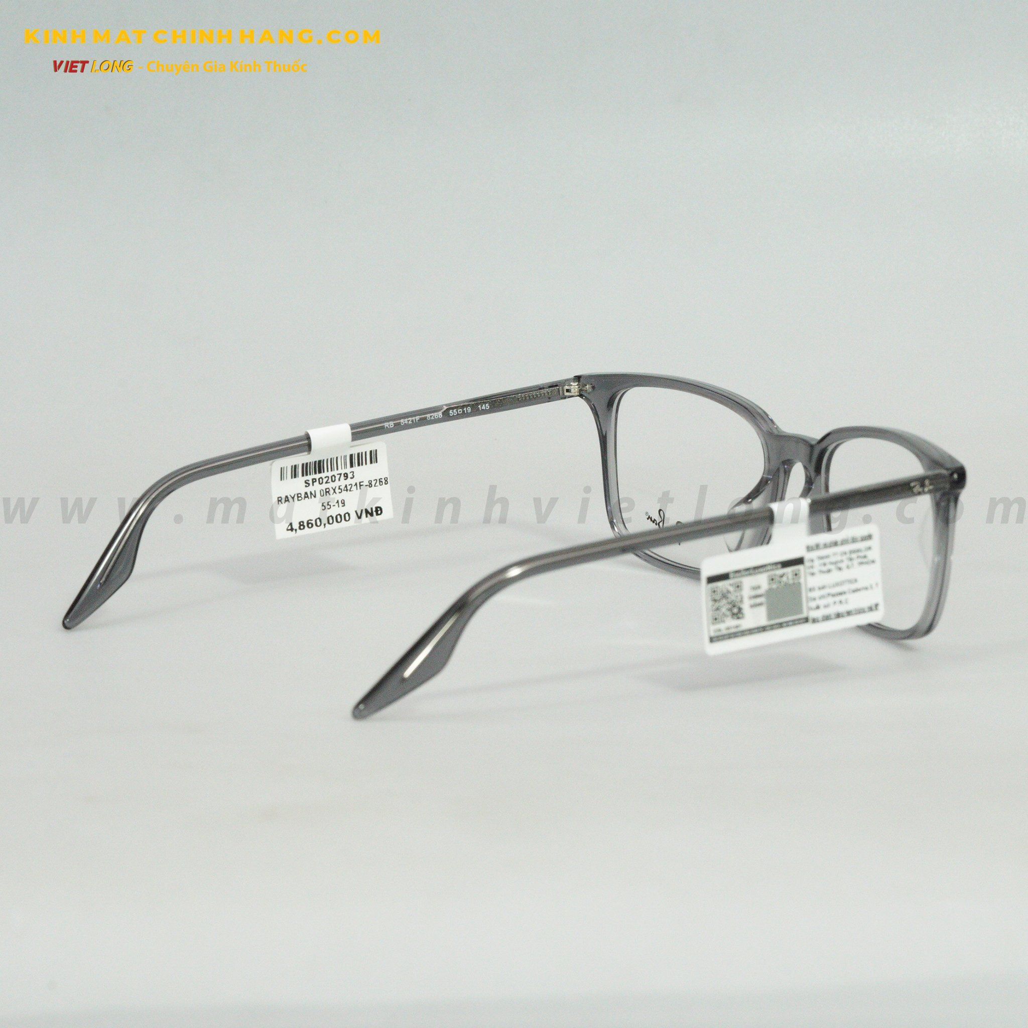 GỌNG KÍNH RAYBAN 0RX5421F-8268 55-19