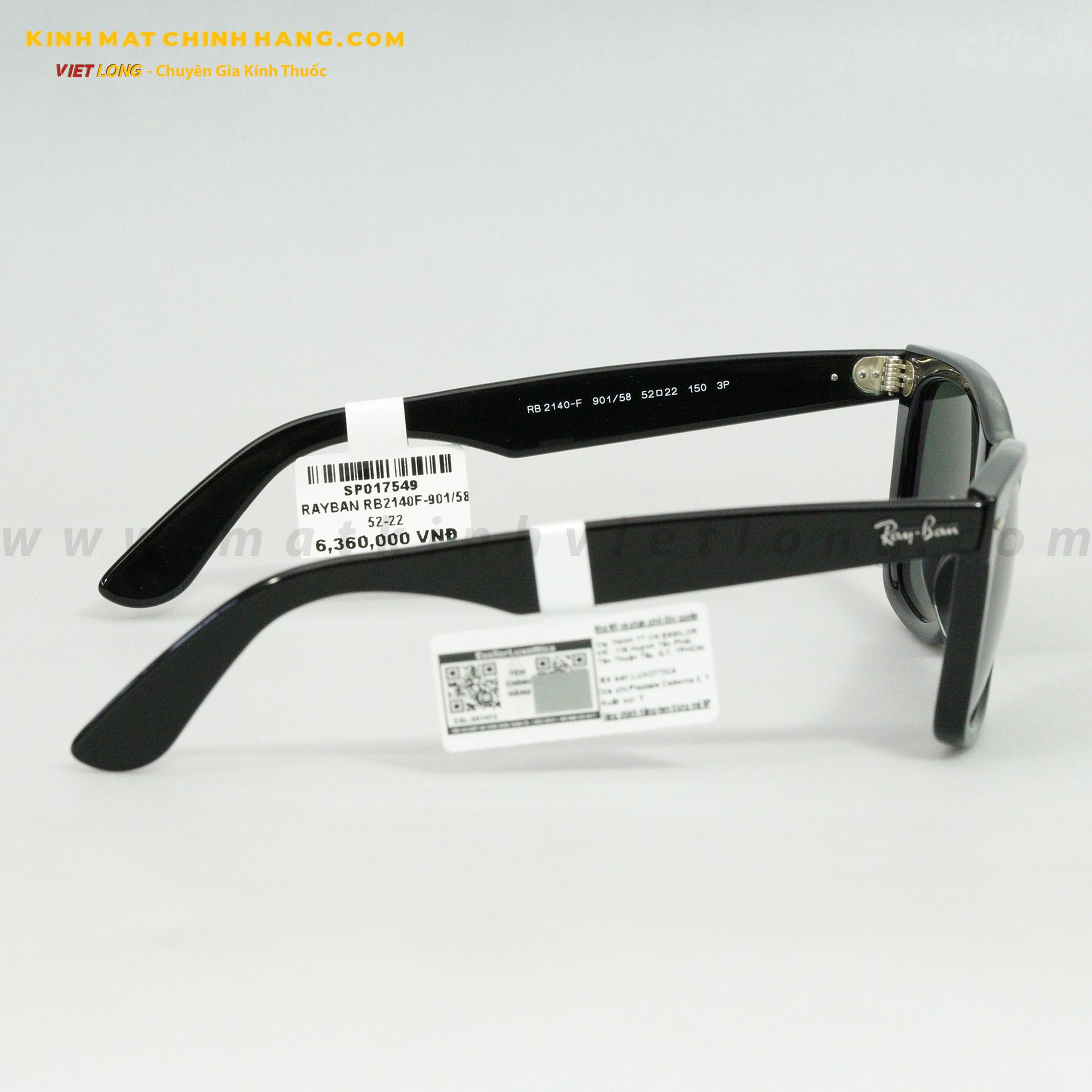 KÍNH MÁT RAYBAN RB2140F-901/58 52-22