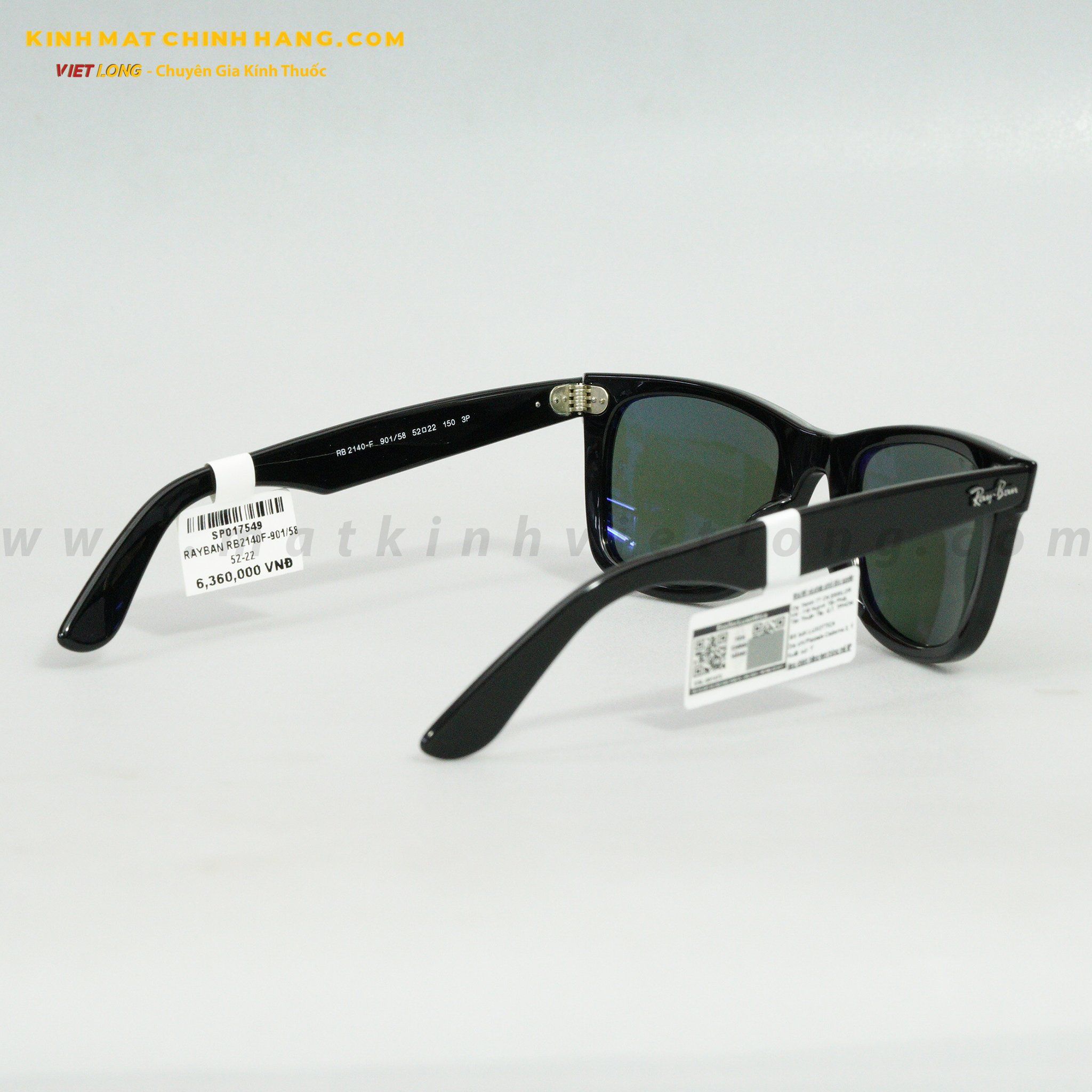 KÍNH MÁT RAYBAN RB2140F-901/58 52-22