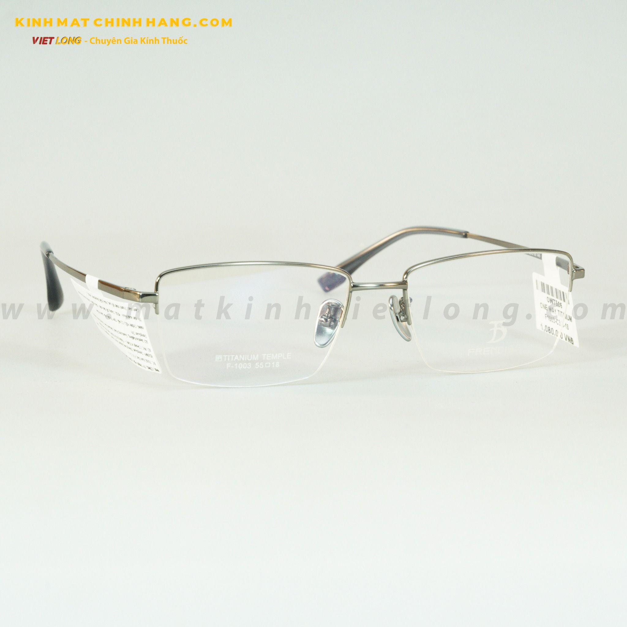  GỌNG KÍNH ONE WAY TITANIUM F1003-C3 55-18 