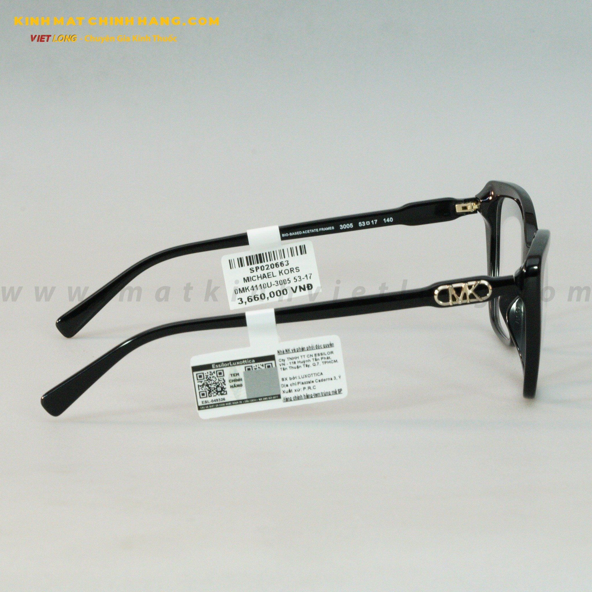 GỌNG KÍNH MICHAEL KORS 0MK4110U-3005 53-17