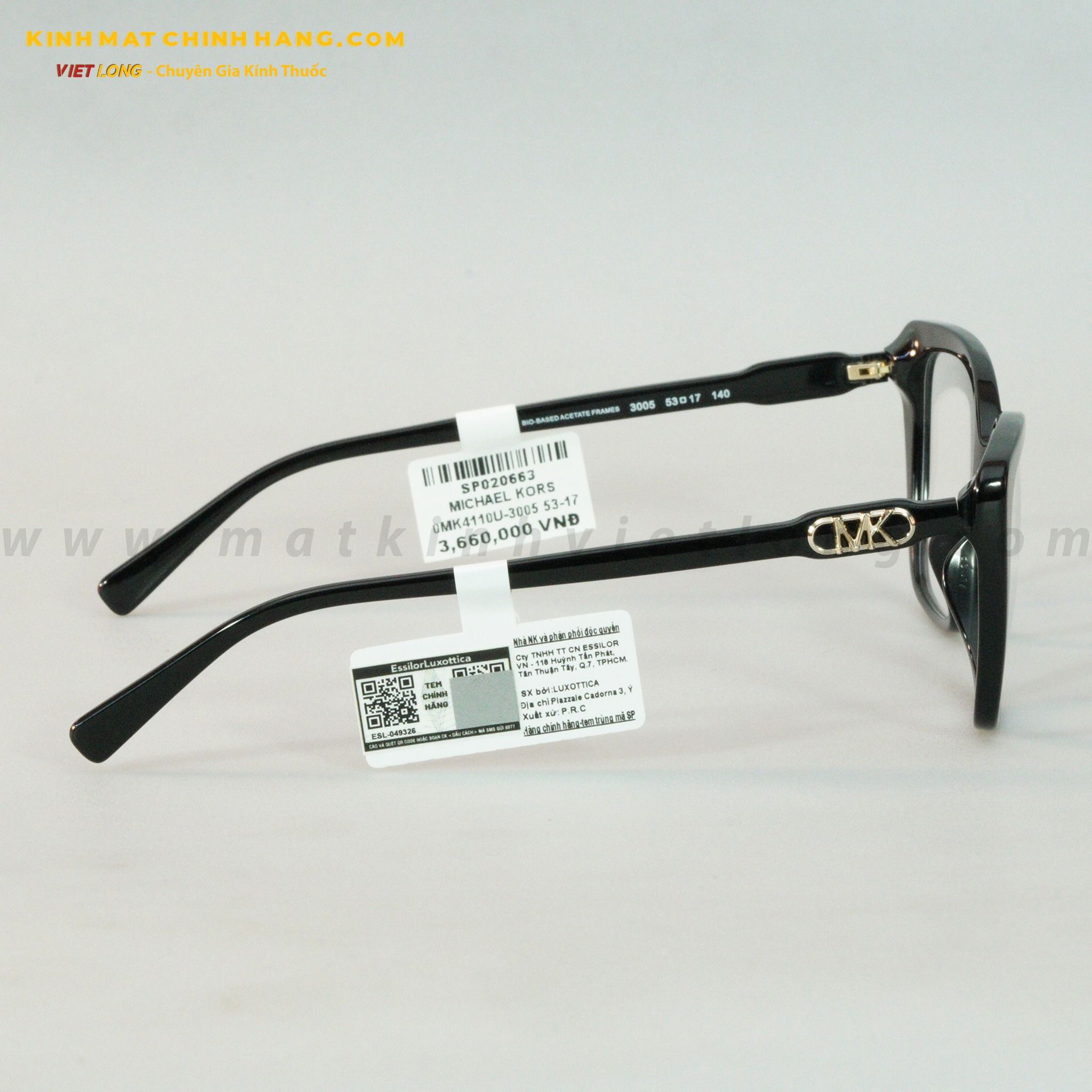 GỌNG KÍNH MICHAEL KORS 0MK4110U-3005 53-17