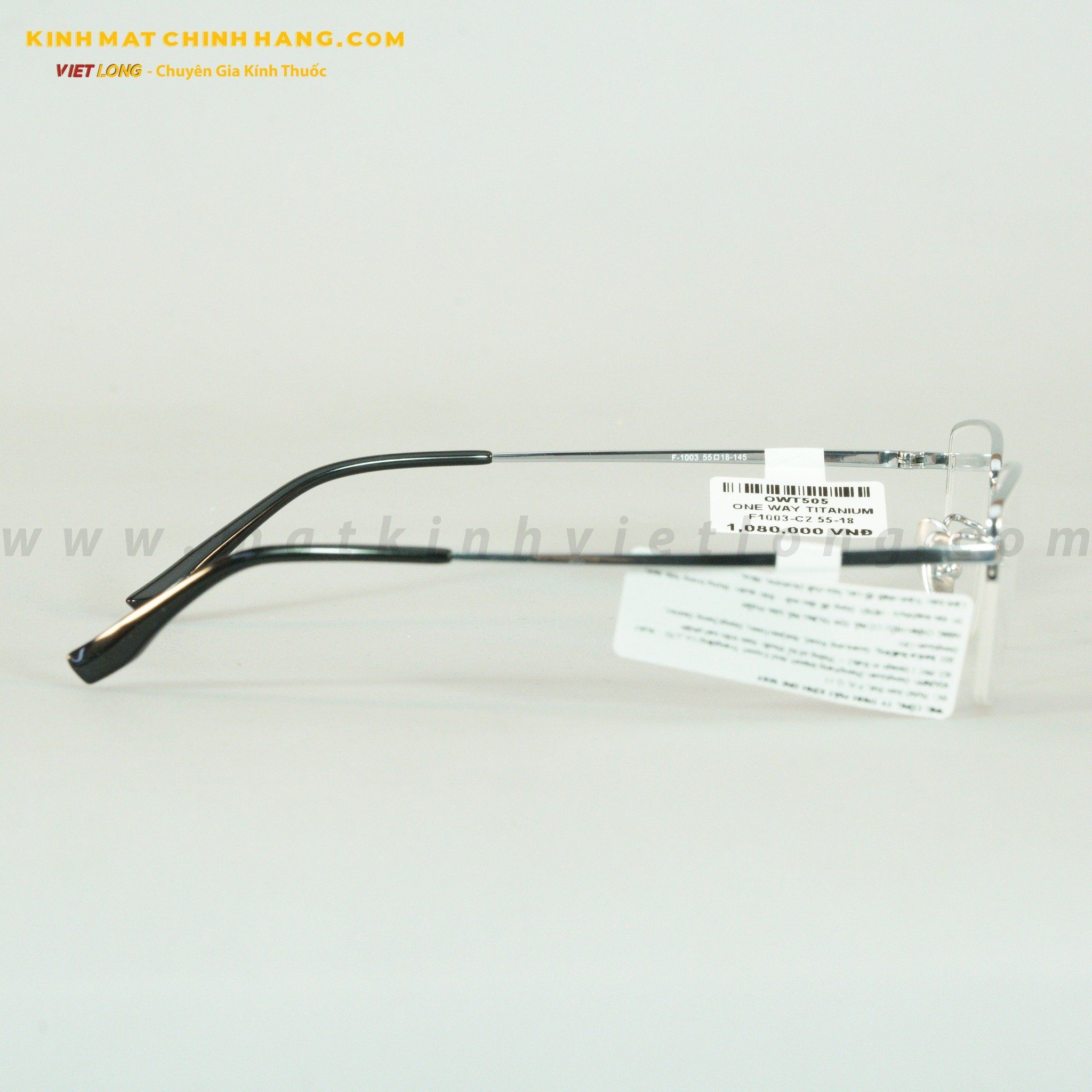 GỌNG KÍNH ONE WAY TITANIUM F1003-C2 55-18