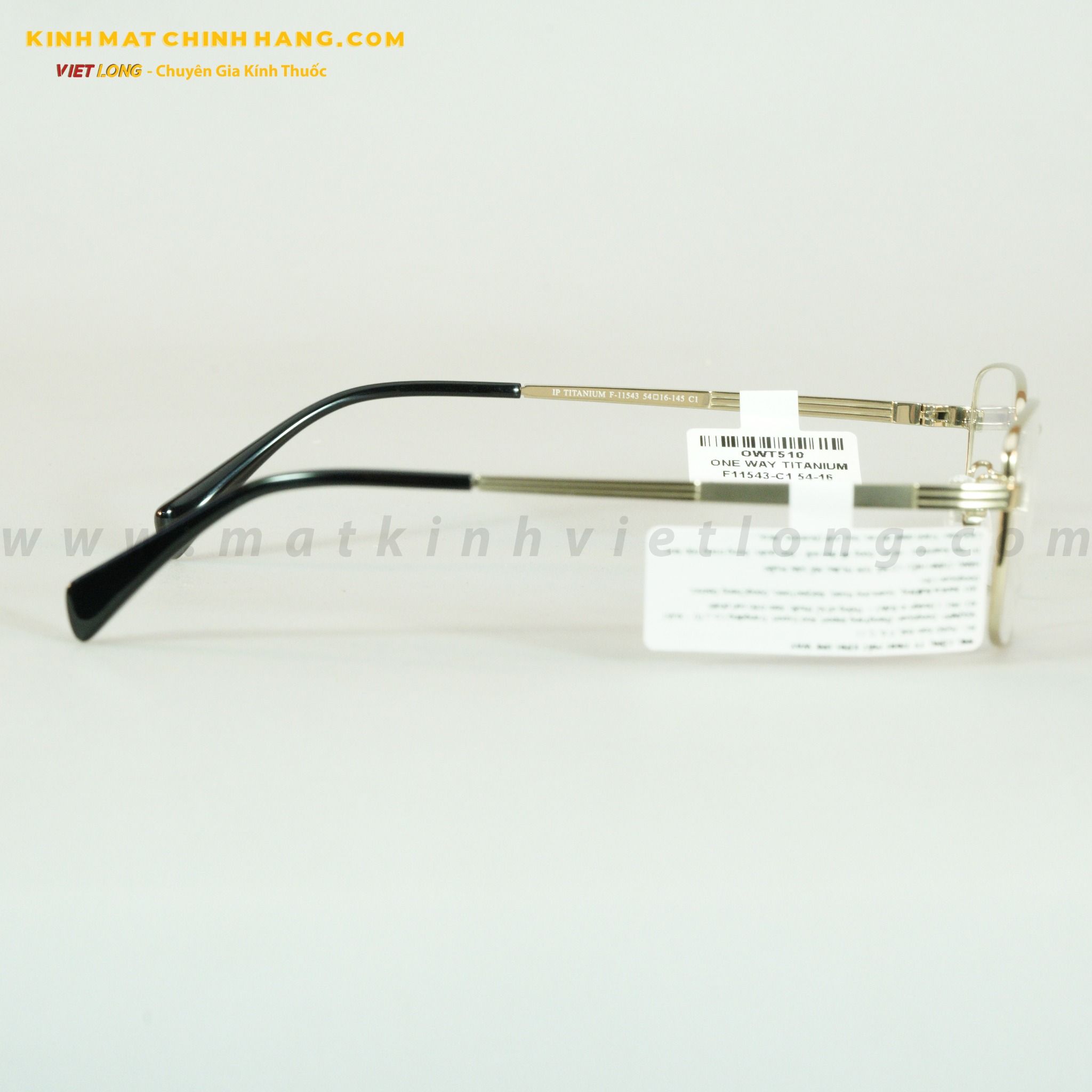 GỌNG KÍNH ONE WAY TITANIUM F11543-C1 54-16