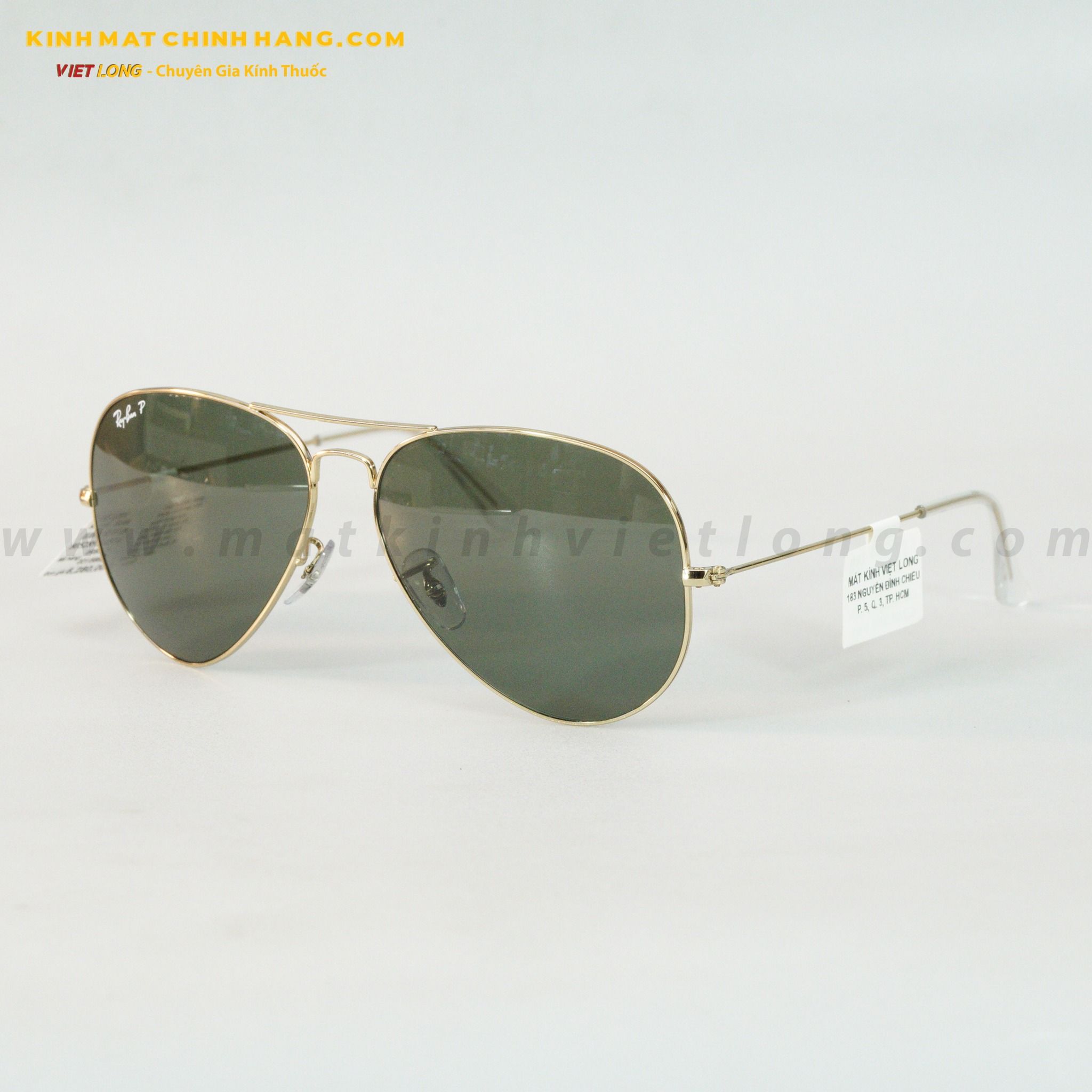 KÍNH MÁT RAYBAN 0RB3025-001/58 62-14