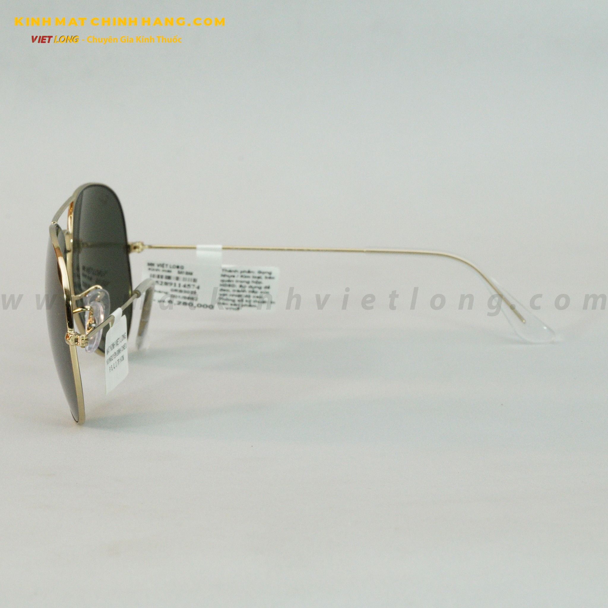 KÍNH MÁT RAYBAN 0RB3025-001/58 62-14