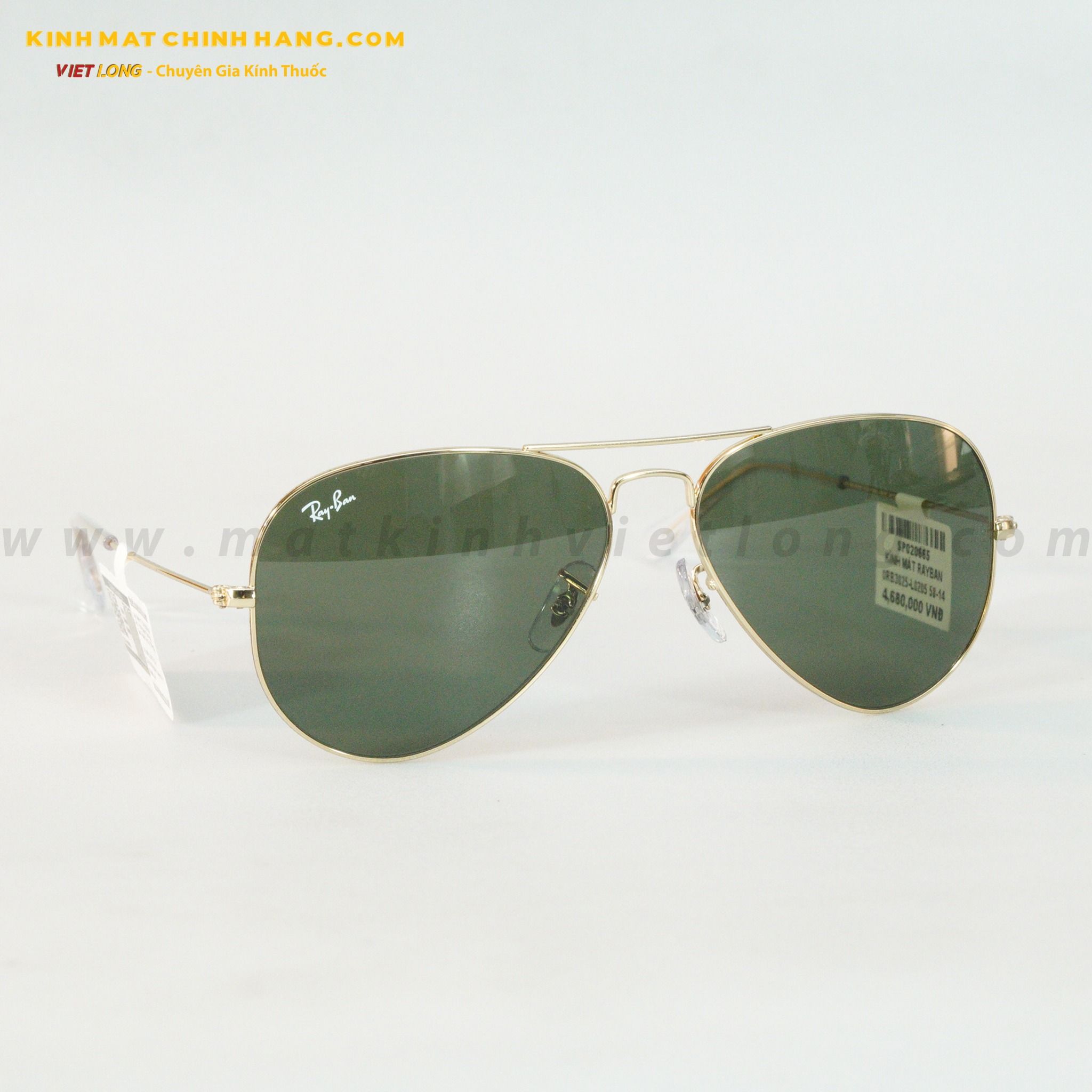 KÍNH MÁT RAYBAN 0RB3025-L0205 58-14