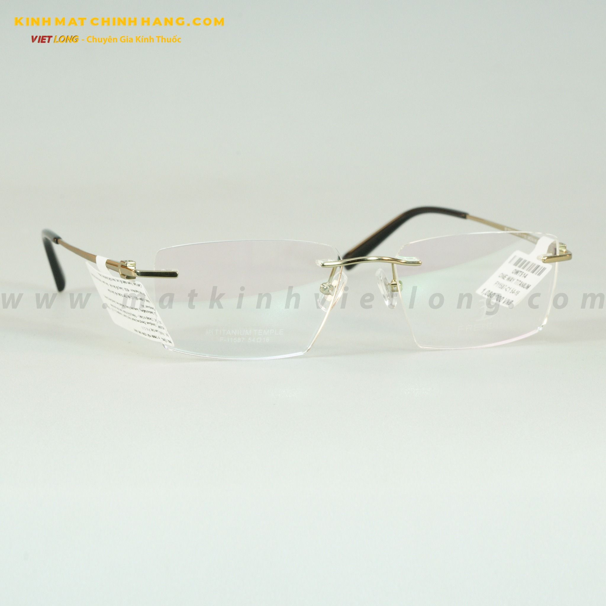  GỌNG KÍNH ONE WAY TITANIUM F11587-C1 54-16 