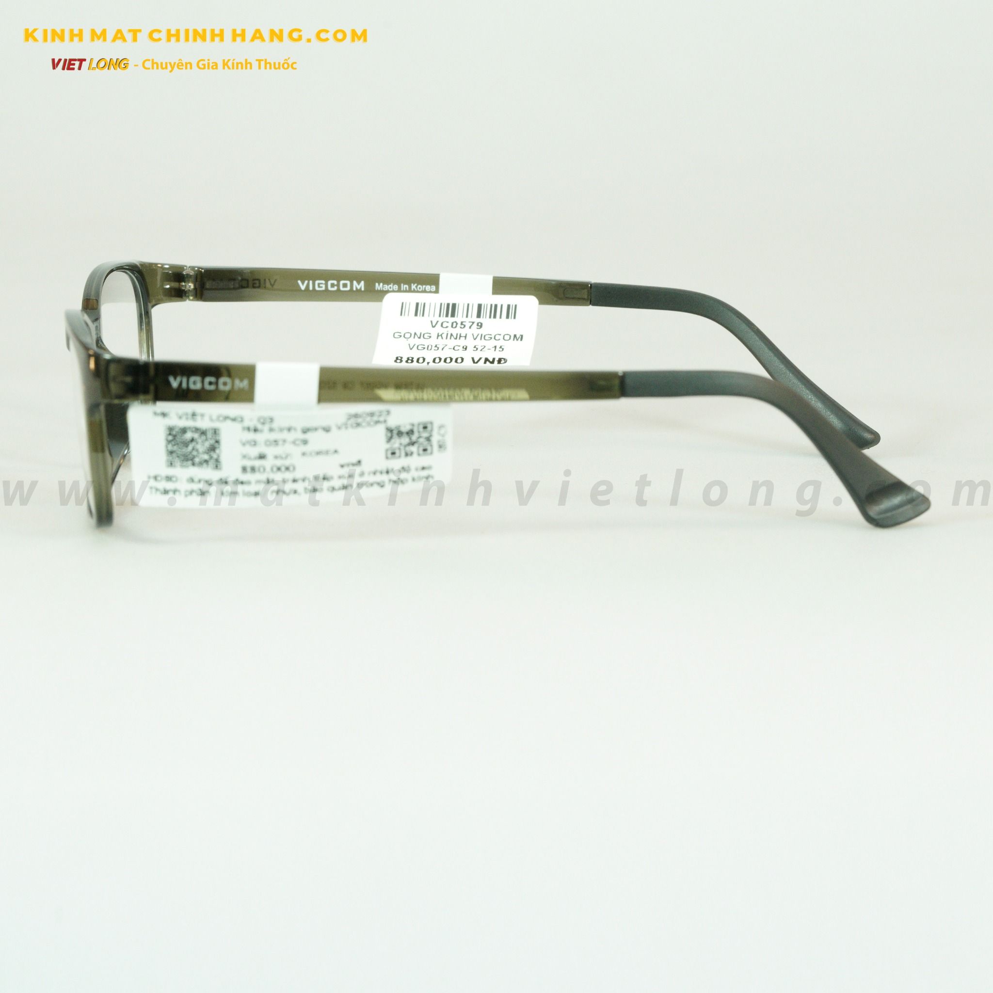 GỌNG KÍNH VIGCOM VG057-C9 52-15