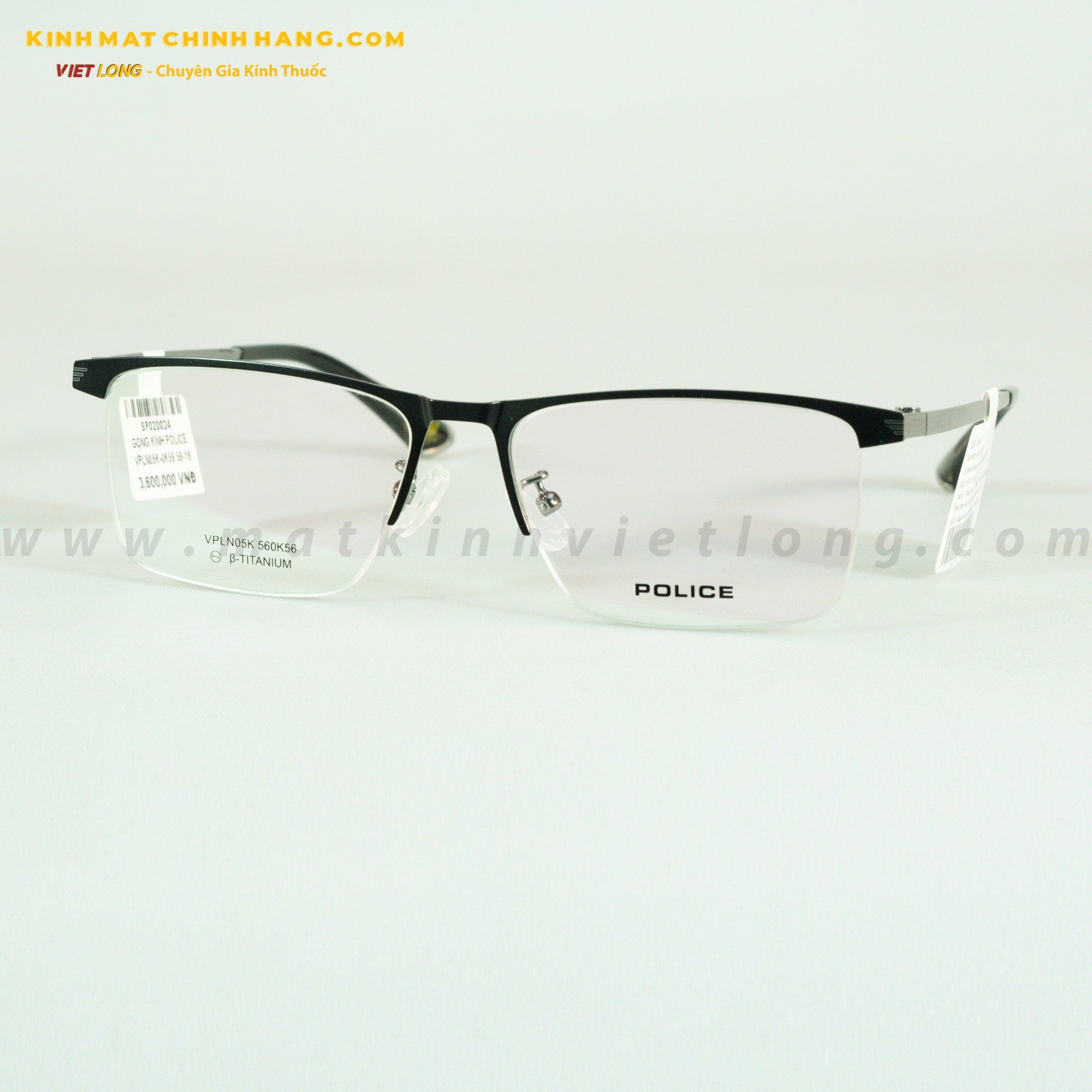 GỌNG KÍNH POLICE VPLN05K-0K56 56-16