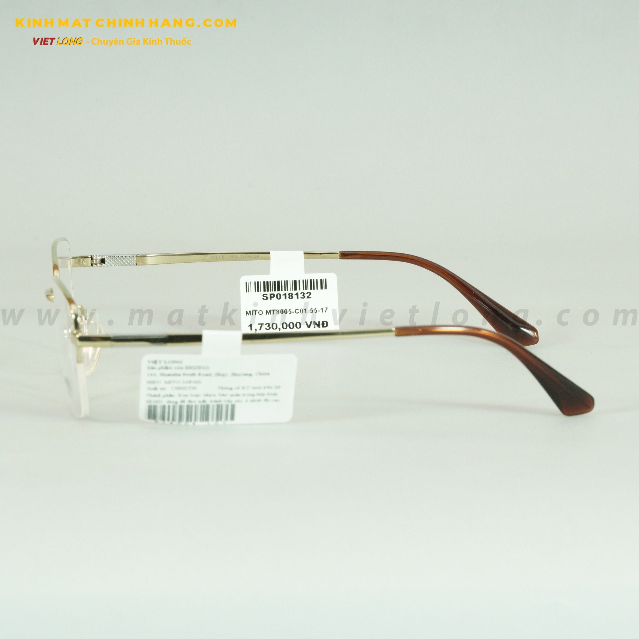GỌNG KÍNH MITO MT8005-C01 55-17