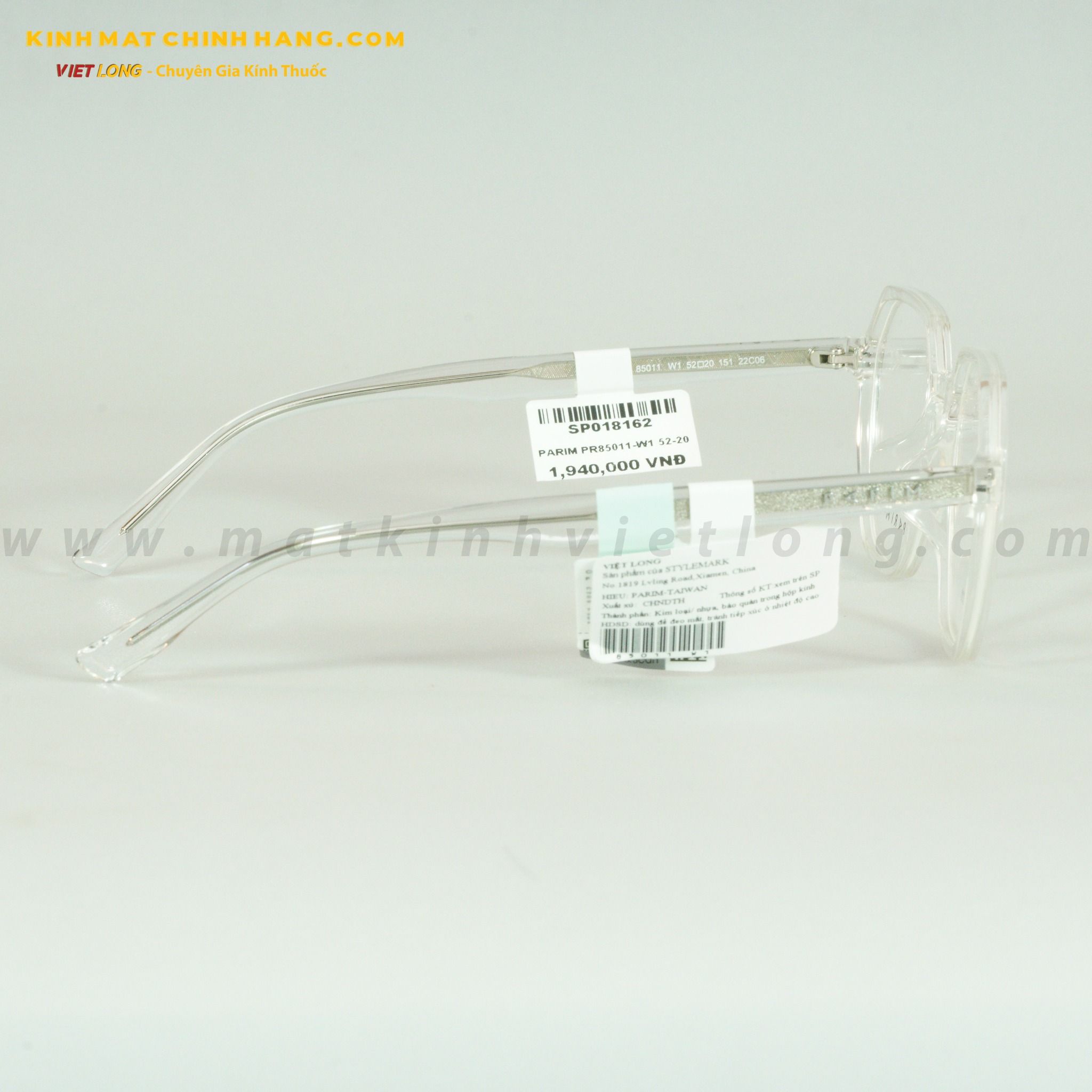 GỌNG KÍNH PARIM PR85011-W1 52-20